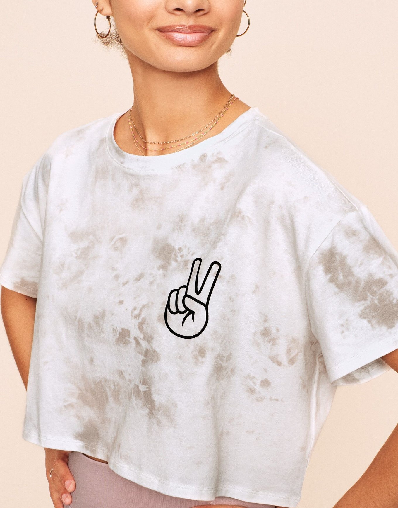 Austyn Cropped Crew Neck Tee