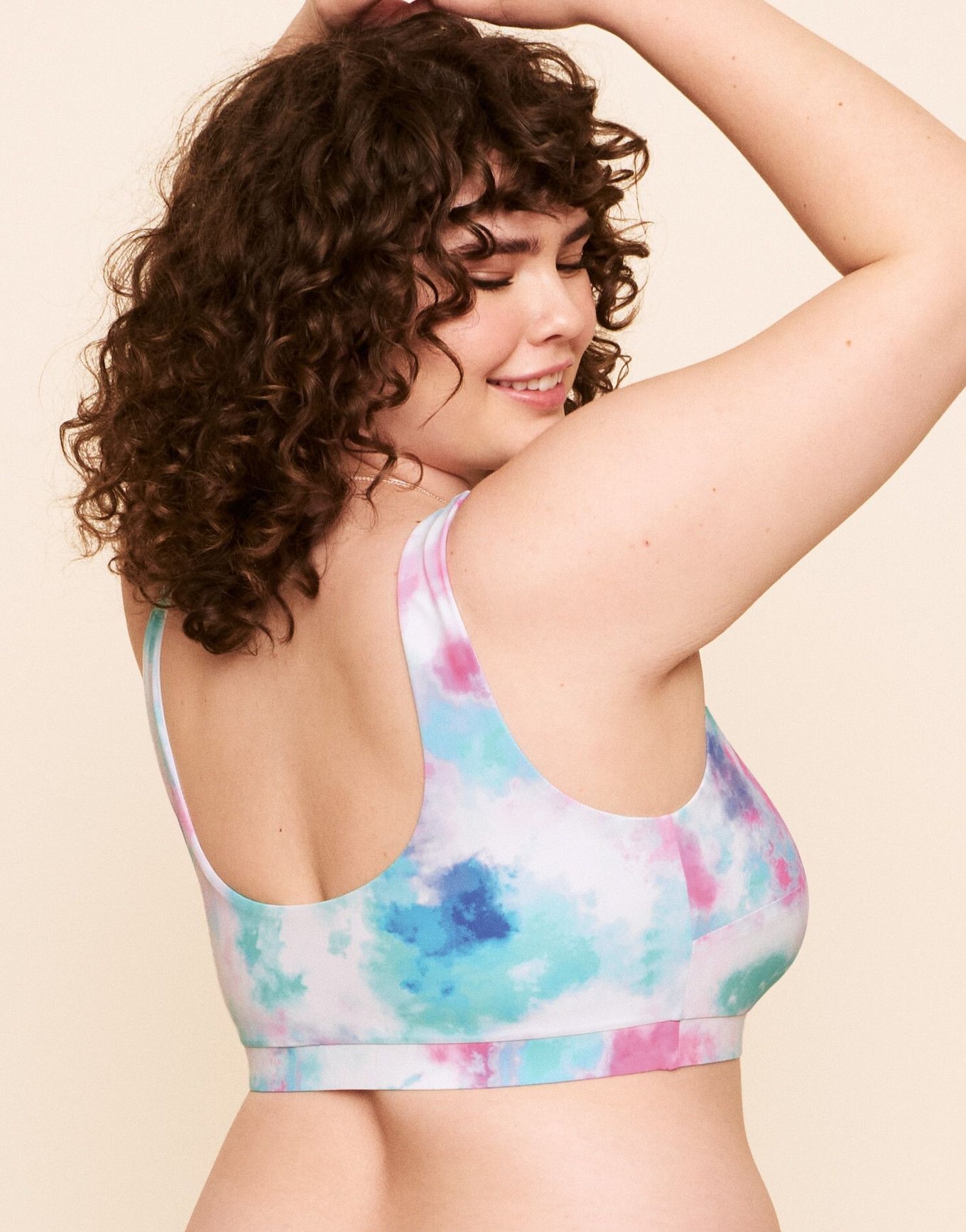 Rivka Reversible Square Necktop Bralette Swim Top