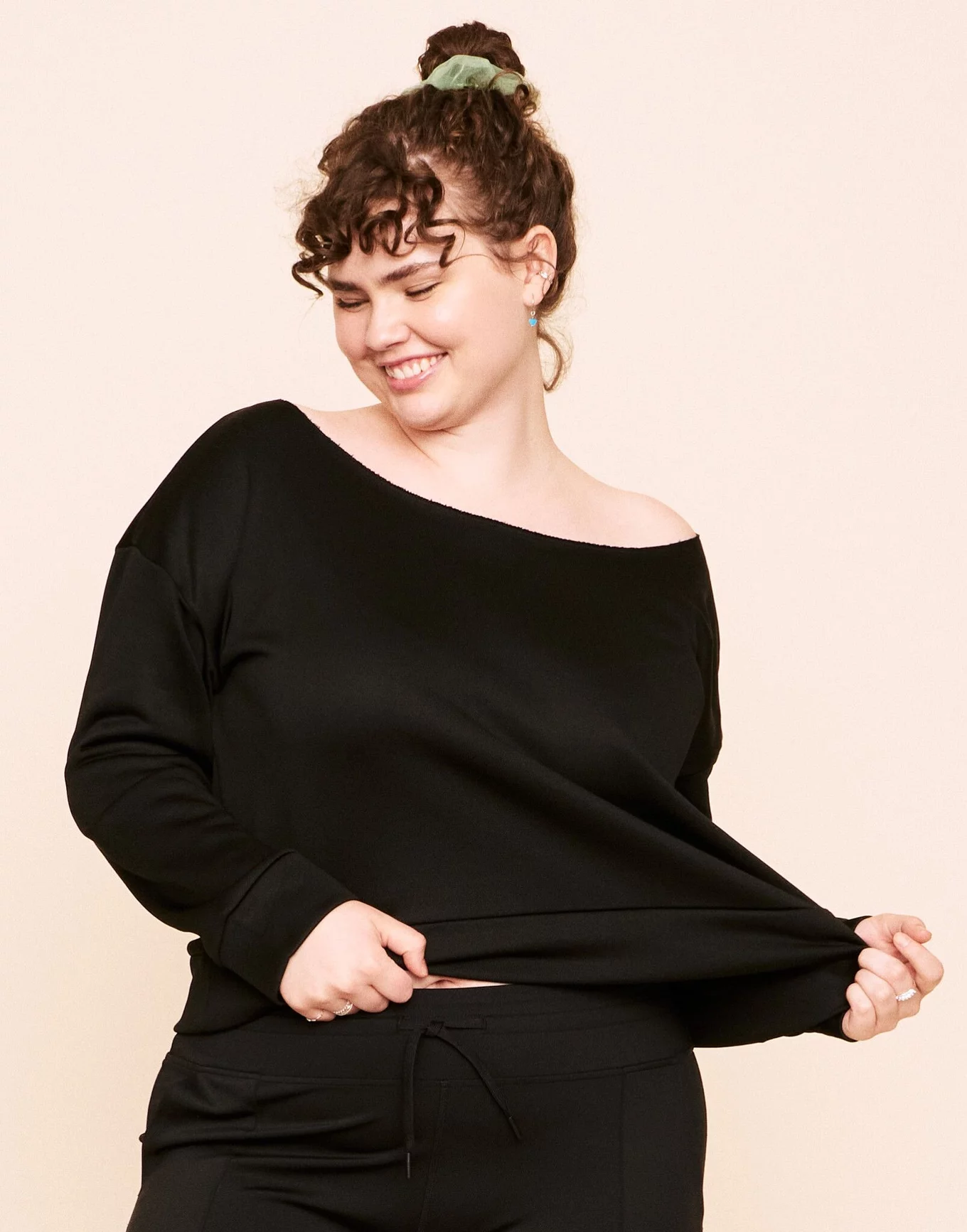 plus size crew neck sweater
