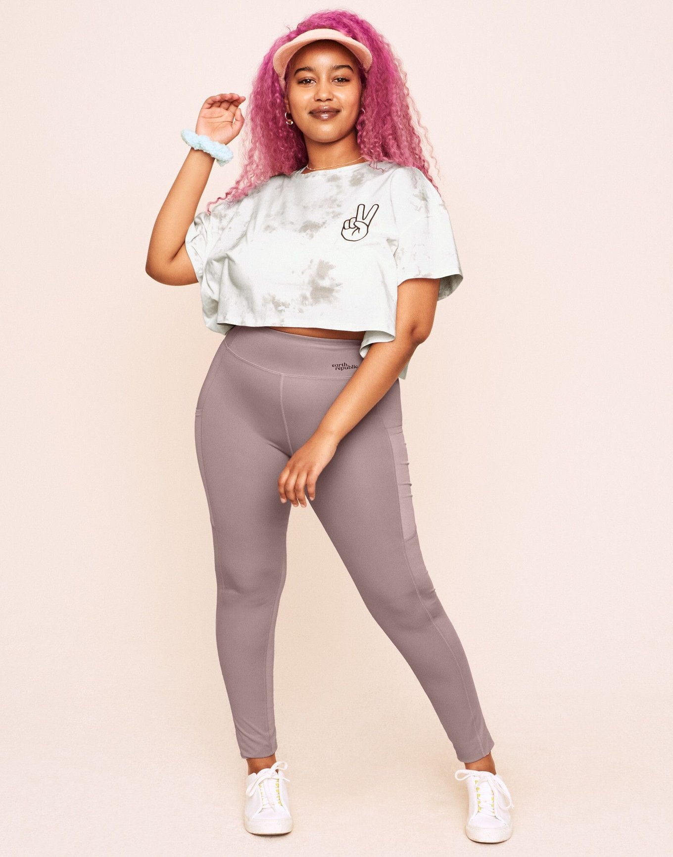 Austyn Cropped Crew Neck Tee Plus