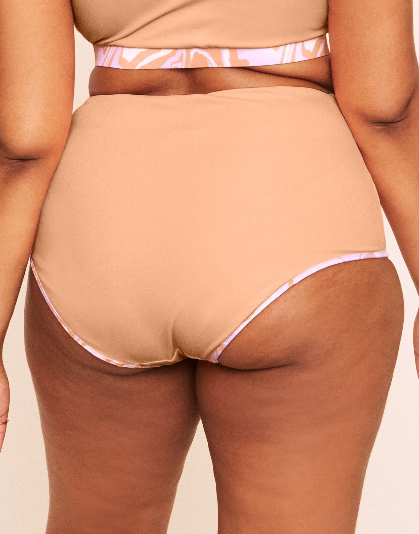 Vivian Reversible High Waist Swim Bottom