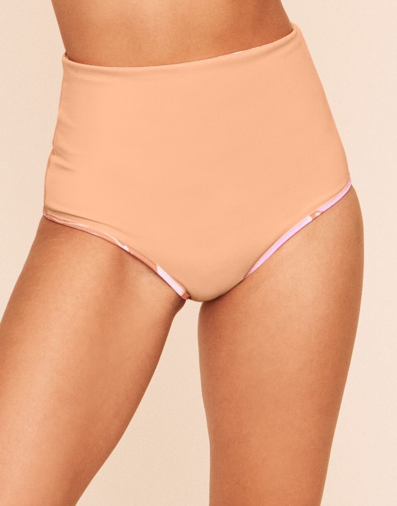 Vivian Reversible High Waist Swim Bottom