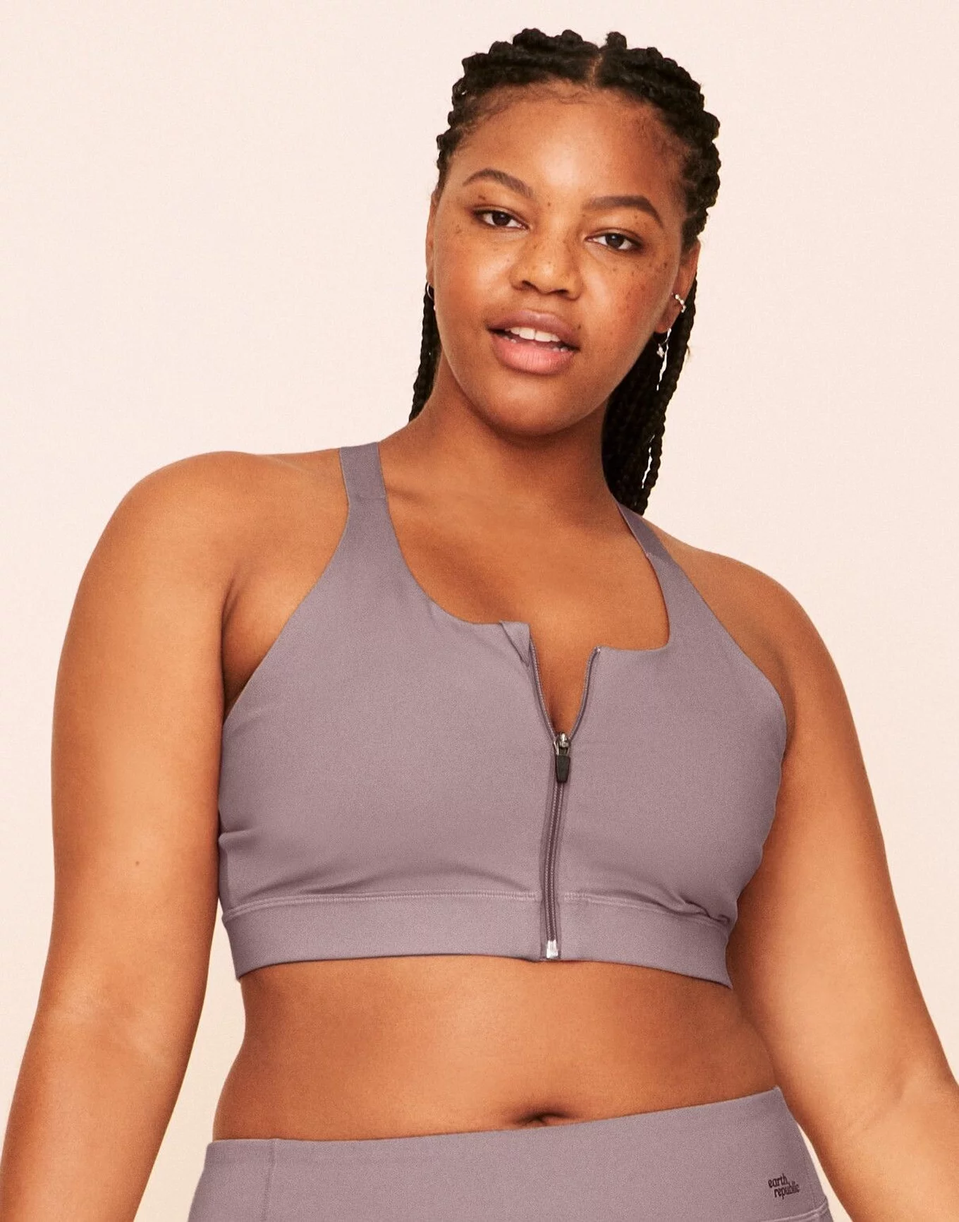 Plus Medium Support High Stretch Sports Bra