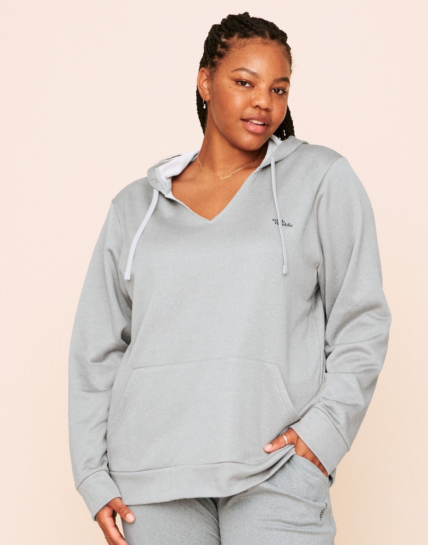 Faye Hooded Pullover Plus