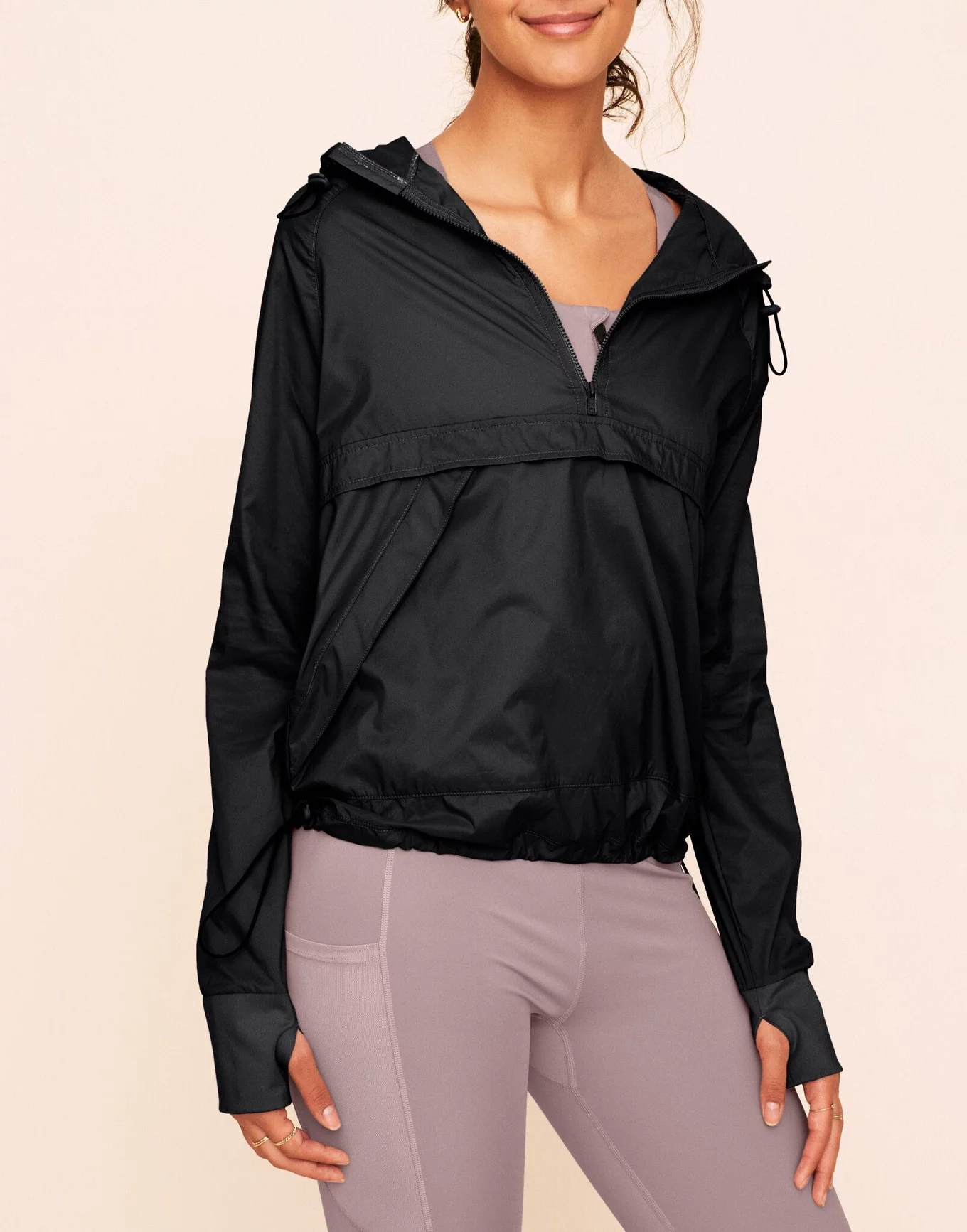Nike Jacket Womens M XL Windrunner Hooded Sportswear Athleisure Black