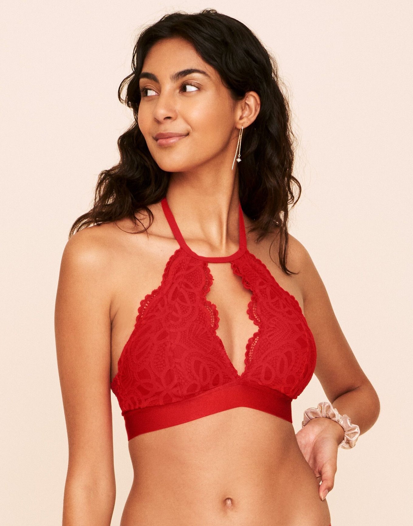 Rylan Halter Bralette Dark Red Unlined Bralette XXS XL Adore Me