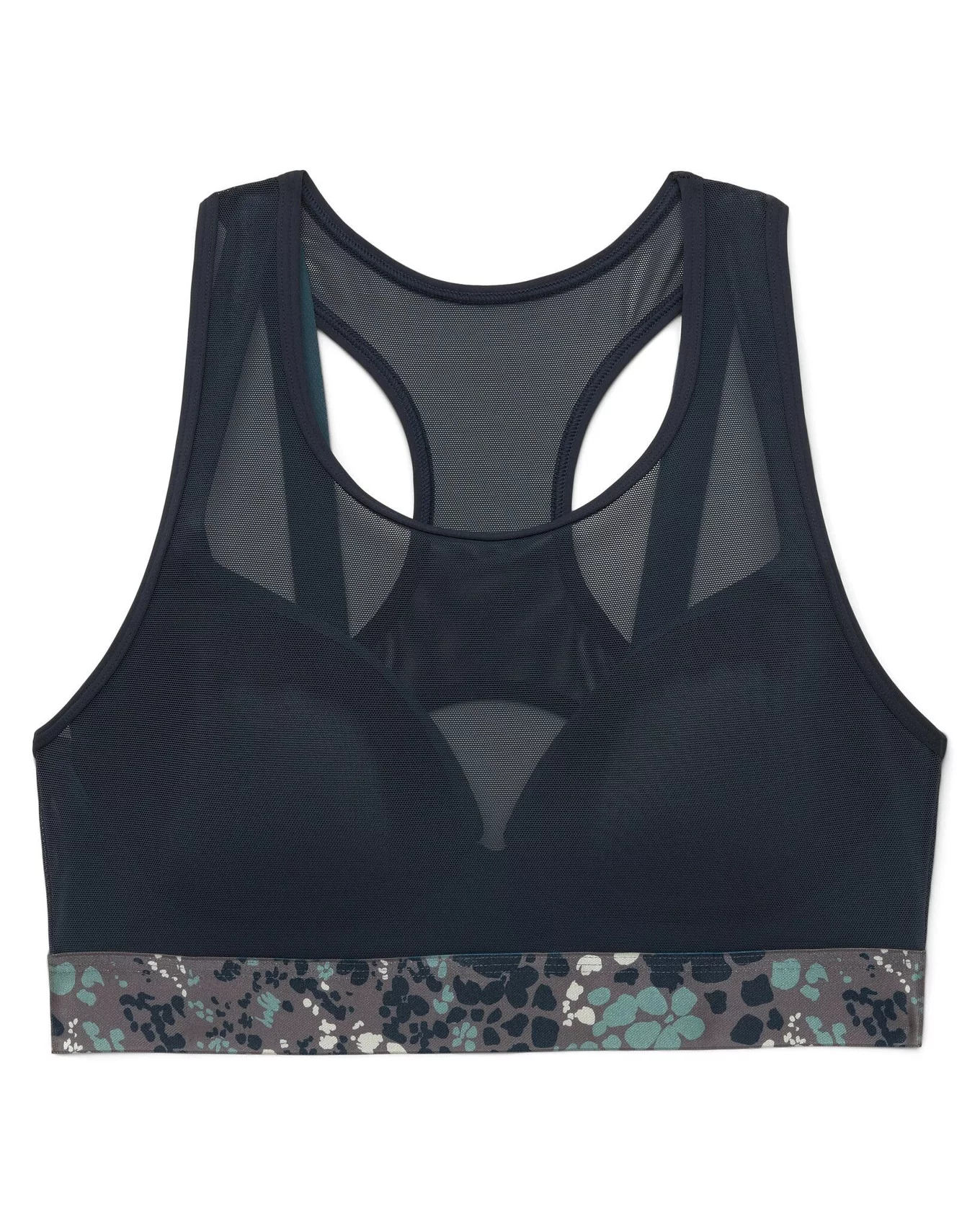 Ruched Bust Breathable Sports Bra-Black - IVEE!