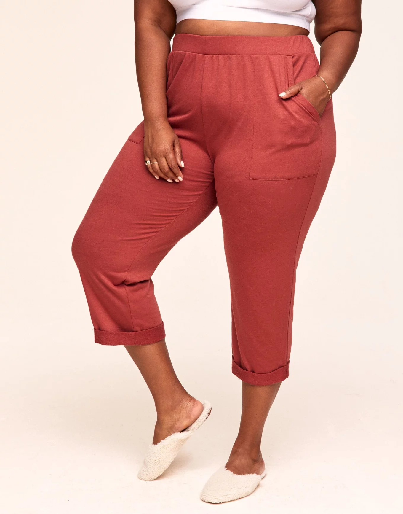 El Dorado Pant Brown Plus Jogger, 1X | Adore Me