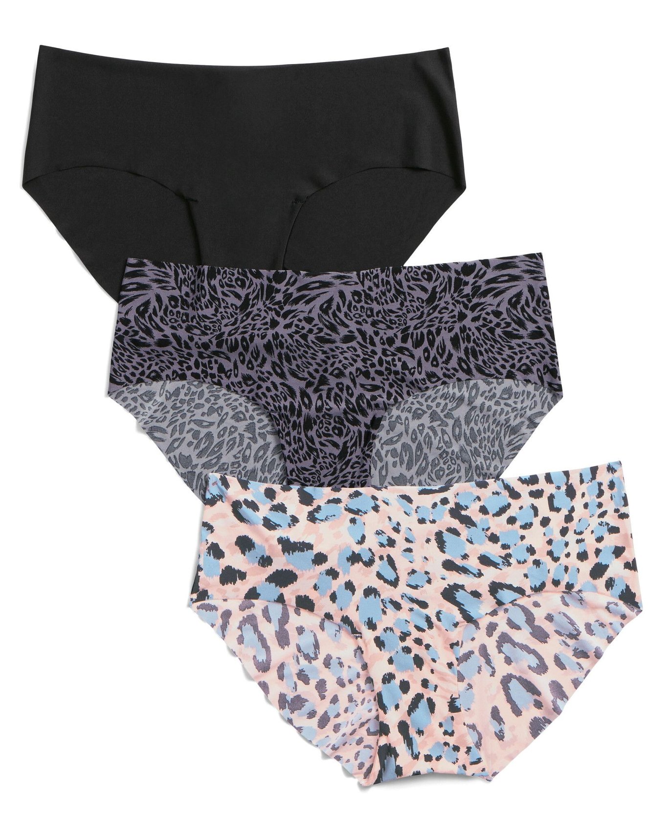 pack of 3 printed hipster panty