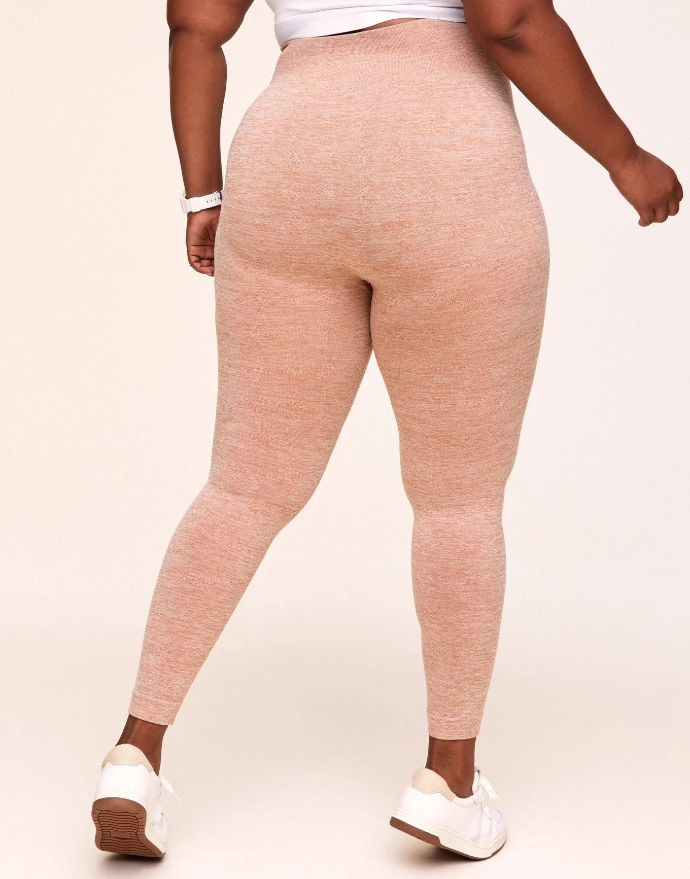 High Waisted Athleisure Leggings - Beige – My Outfit Online