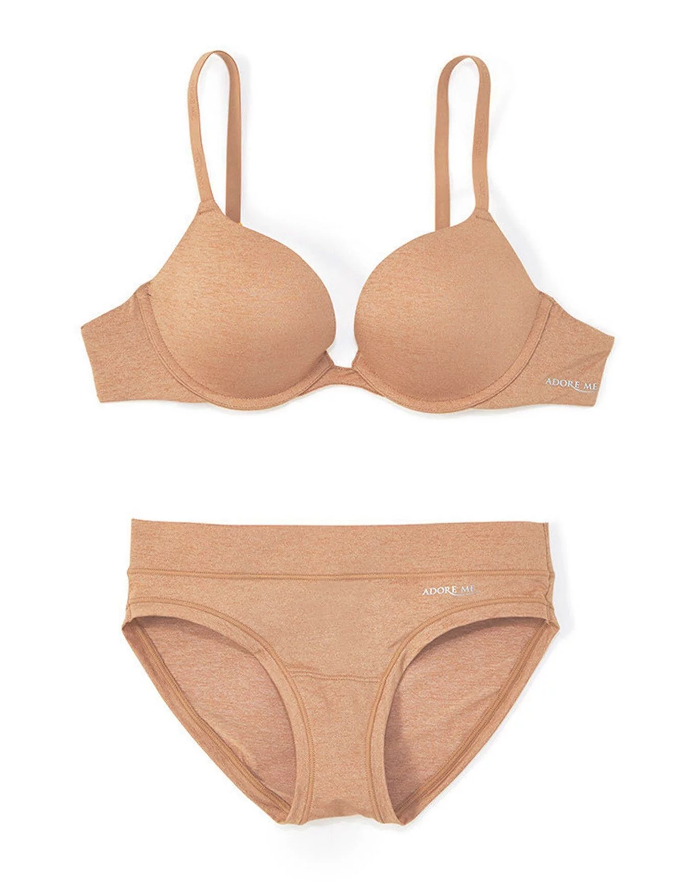 Negative Underwear Moire Bralette In Peach | ModeSens