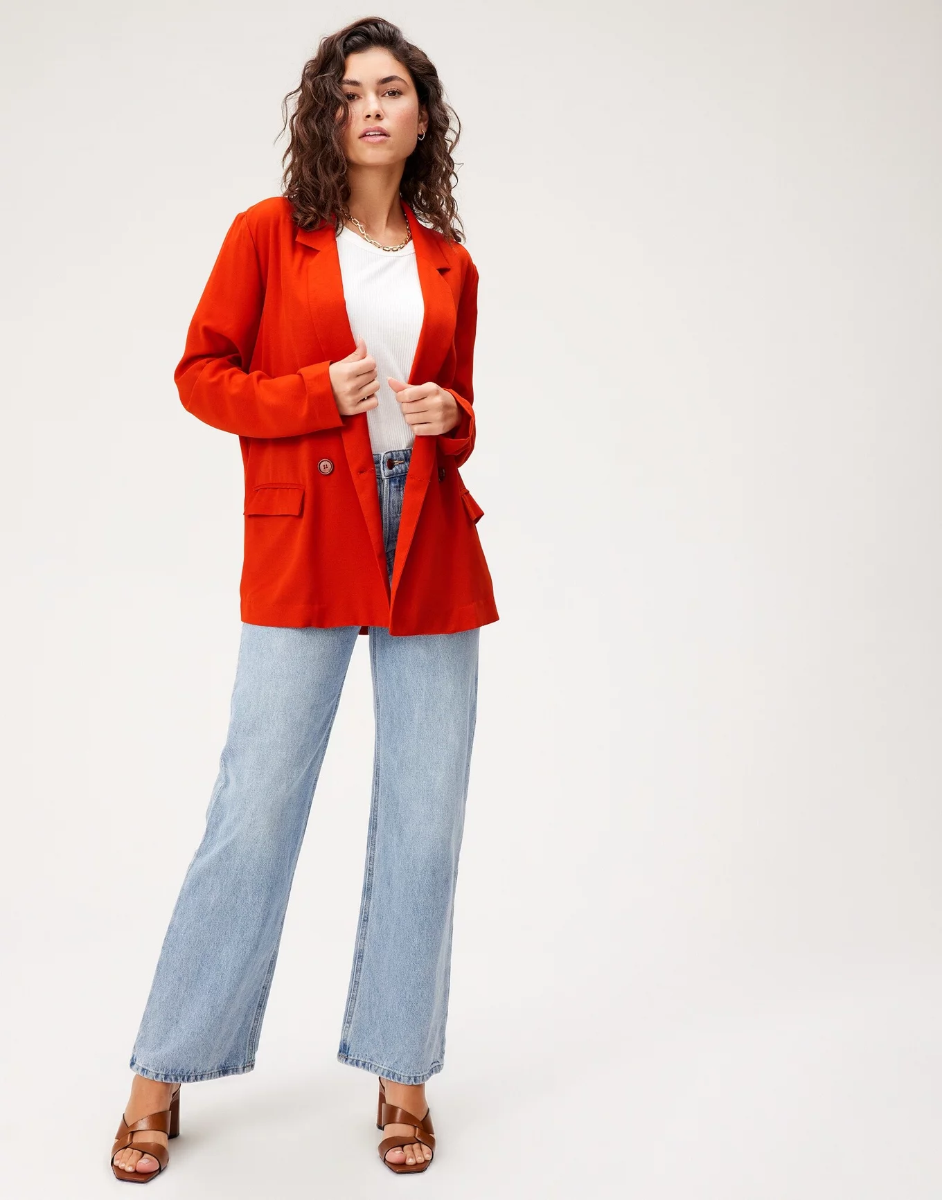 lancering Geniet op gang brengen Marley Blazer Dark Red Blazer, XS-XL | Adore Me