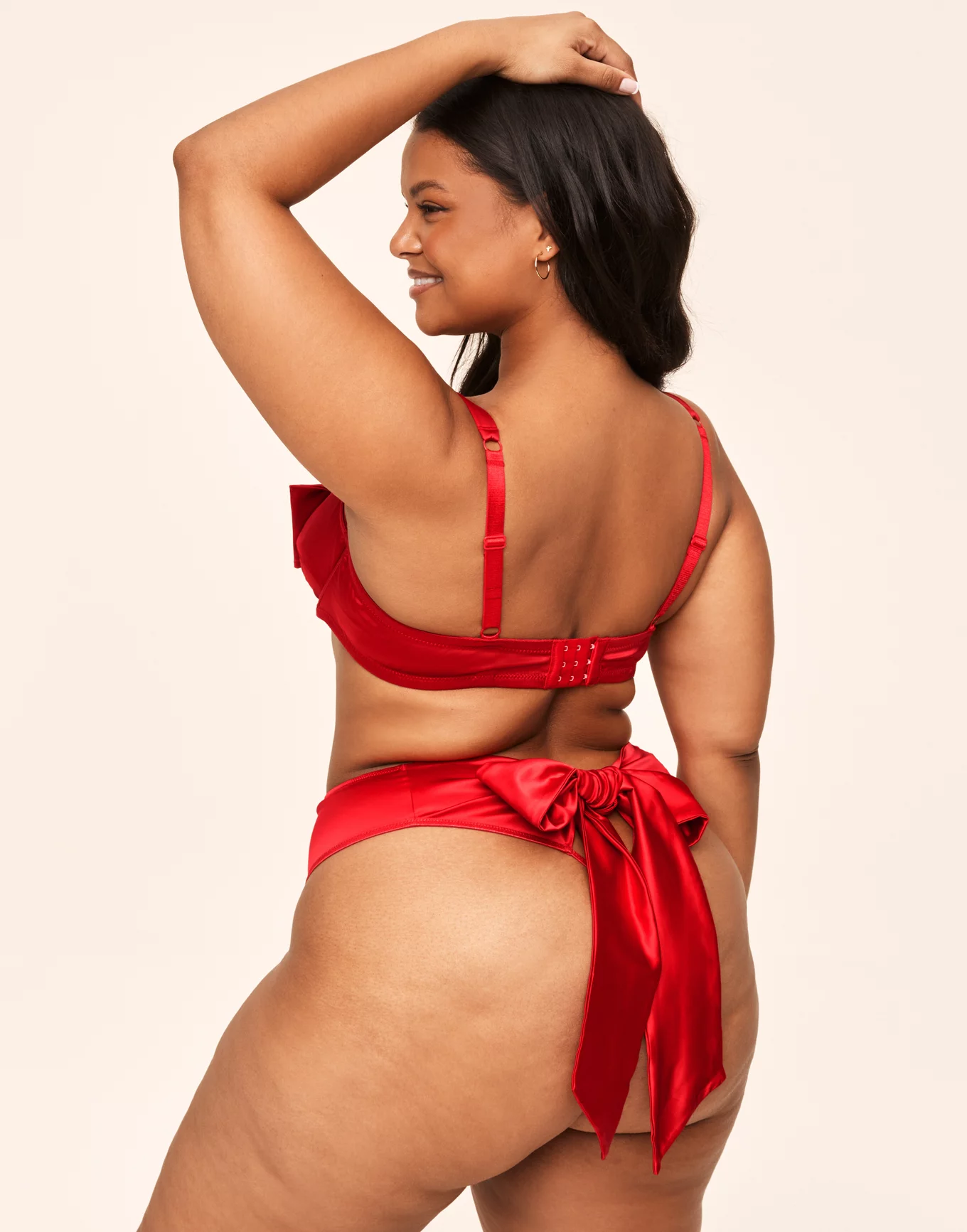 YeeHoo Women's Sexy Lingerie Red featuring satin bow bodice