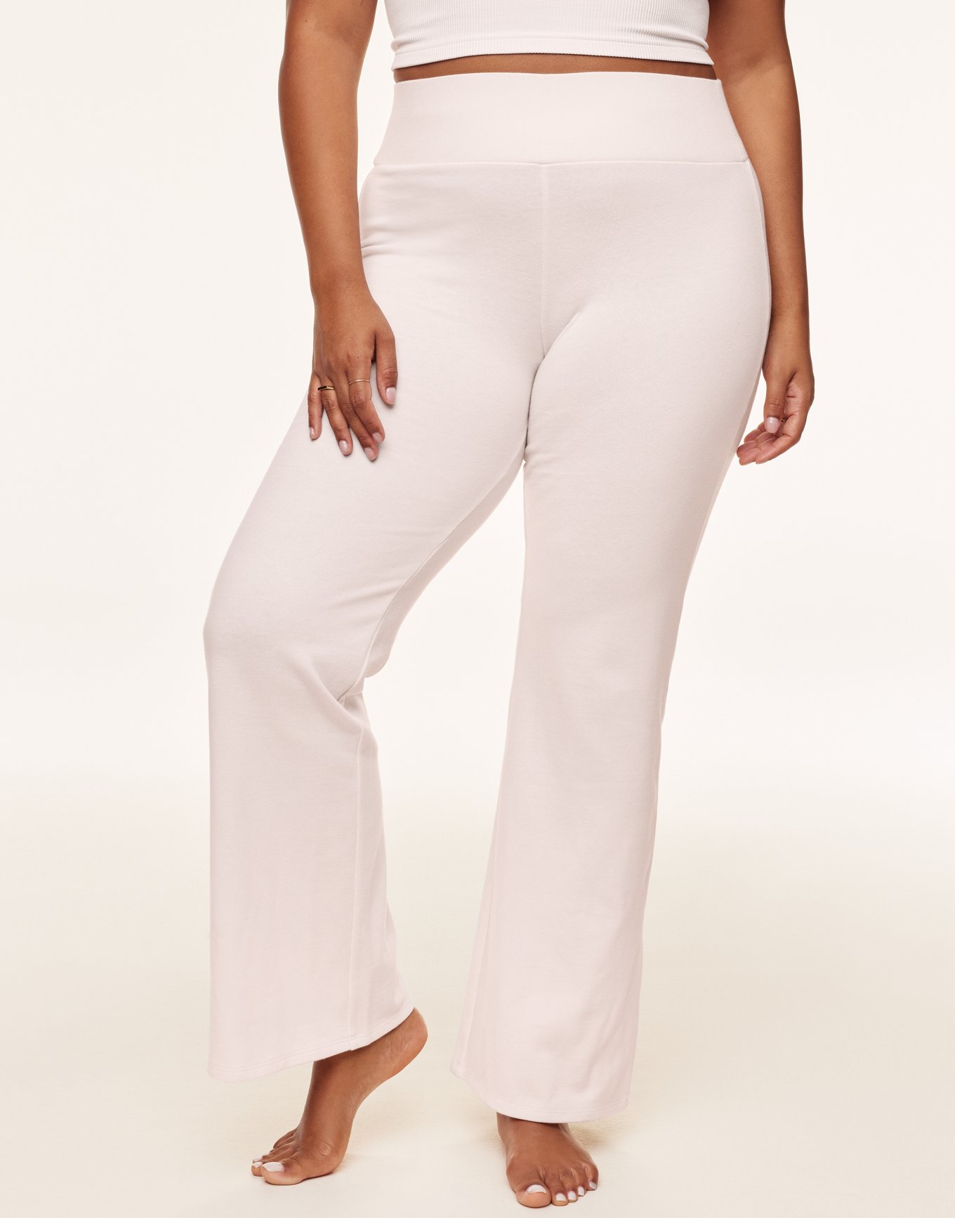 Plus Size White Trousers | Karen Millen UK