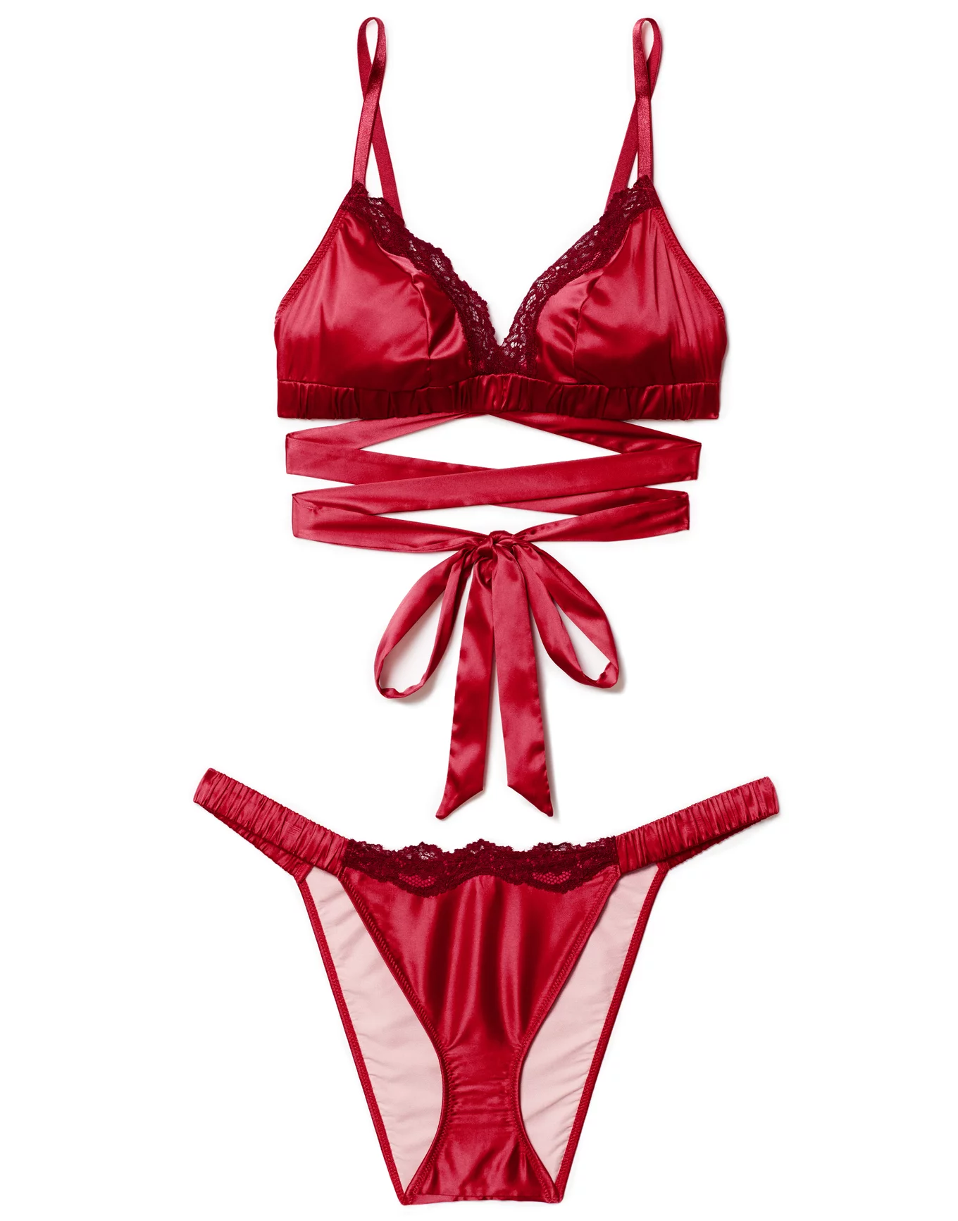 Buy Fascinating Lingerie Oh! Gorgeous Embraceable Red Bra Set (D