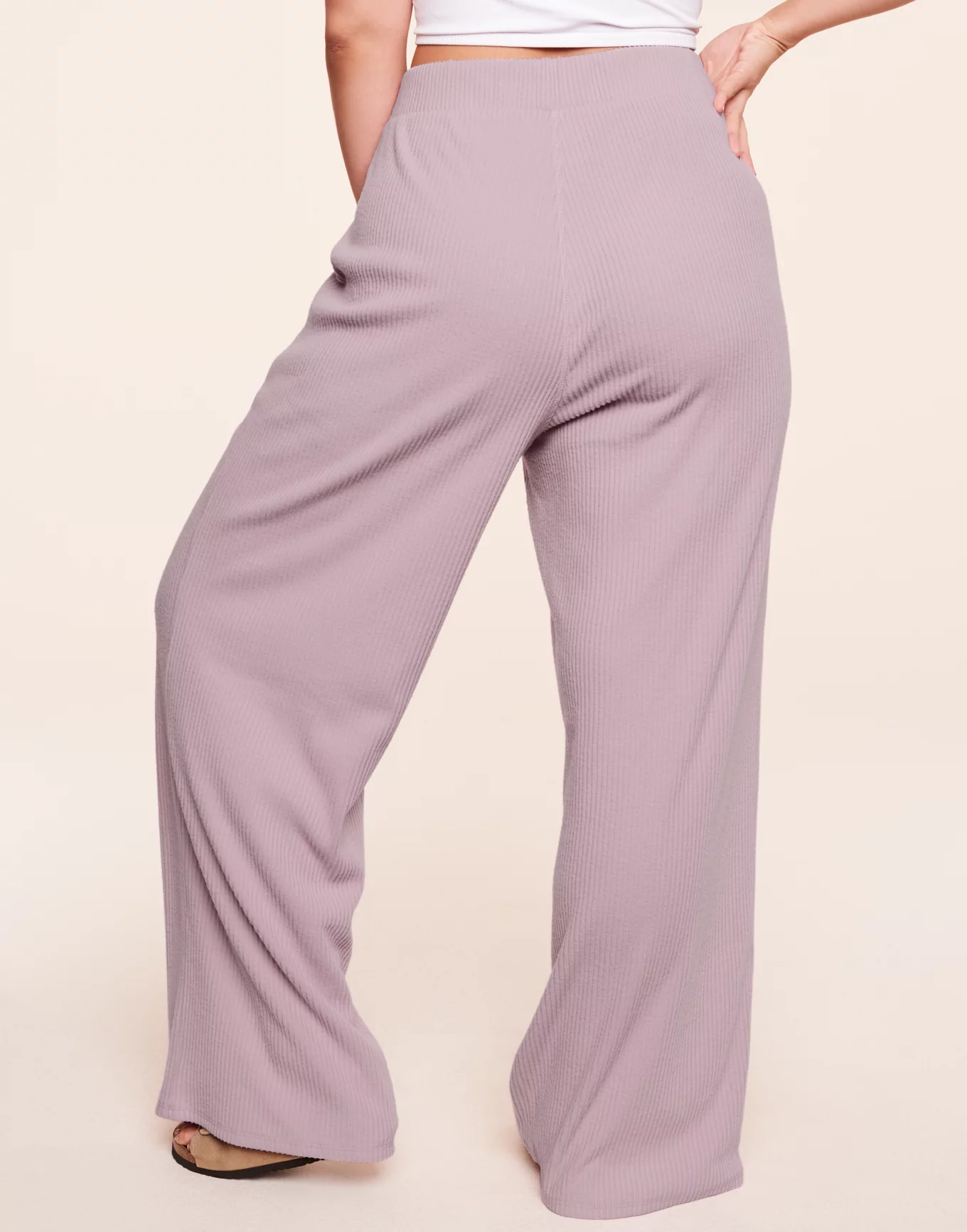 Victoria’s Secret Mauve Pink Soft Ribbed Lounge Pajama Joggers Pants Size M  
