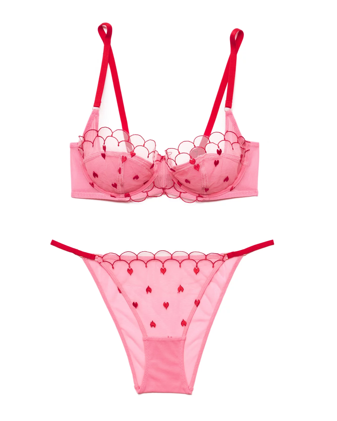 Adore Me Women's Margeaux Balconette Bra 42ddd / Raspberry Sorbet Pink. :  Target