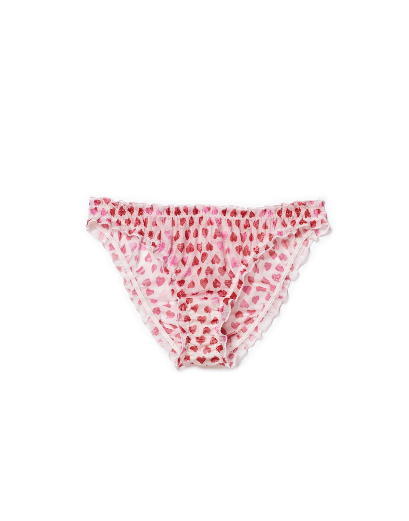 Georgia High Cut Heart Pink Plus High Cut Bikini, XL-4X | Adore Me