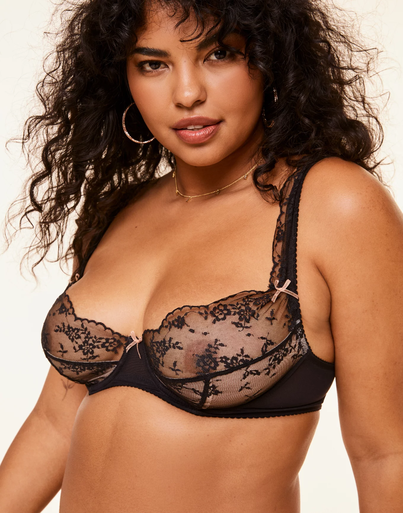 Buy Super Thin Unlined Bra 3/4 Cup Big Size 80-120 C D E Women's Non  Padding Floral Embroidery Underwear Plus Size Wine red Cup Size D Bands Size  40 90 at