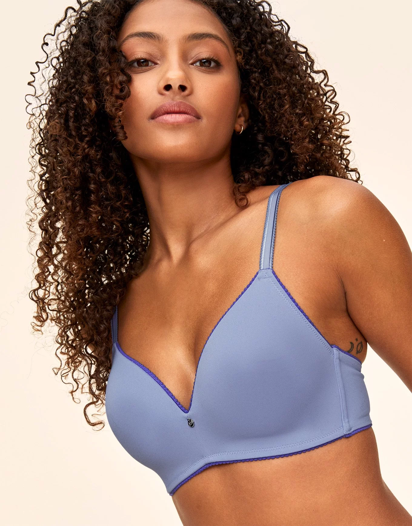 Seamless Bra for Women - Lace Wireless Push-Up Bra (30A, Beige) at   Women's Clothing store