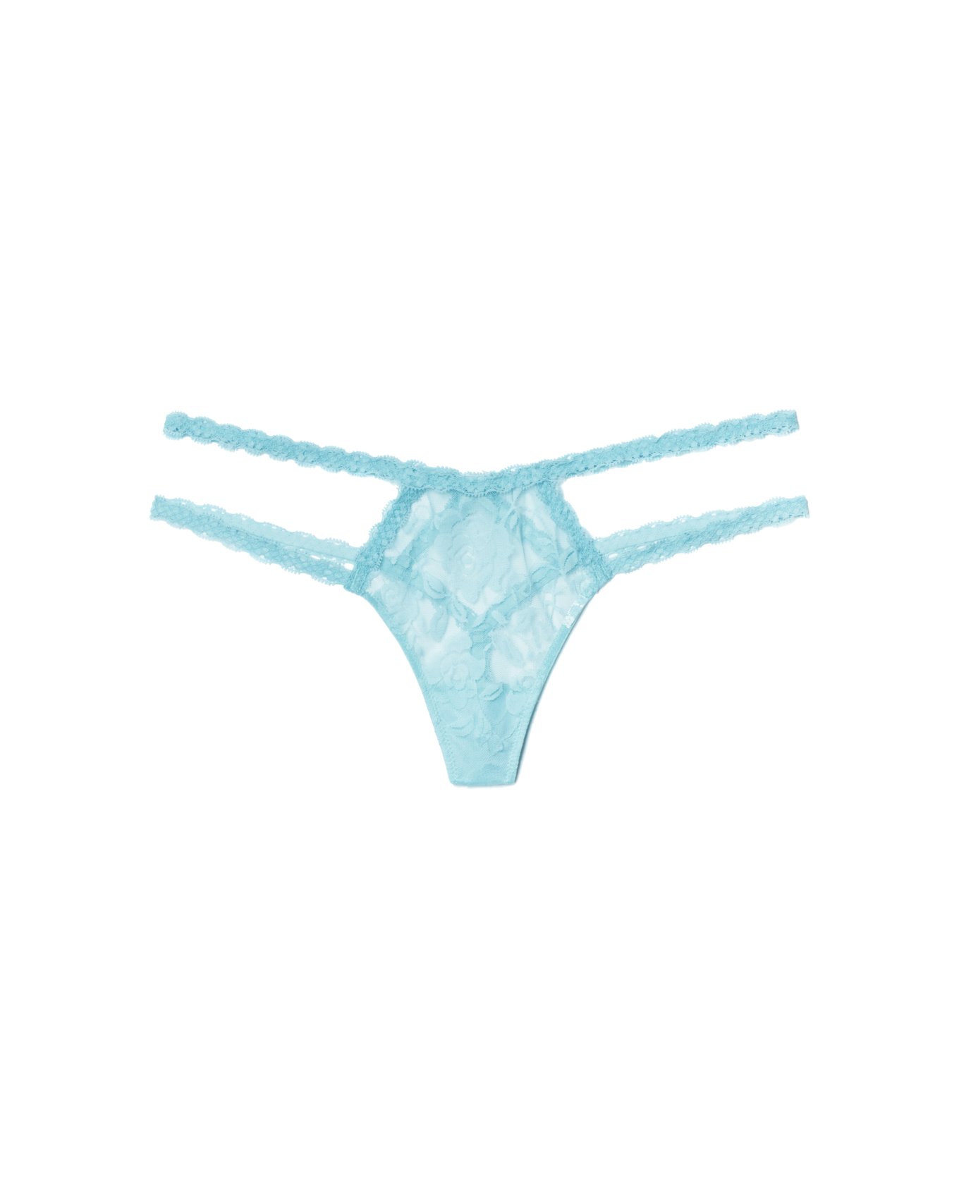 blue frilly panties