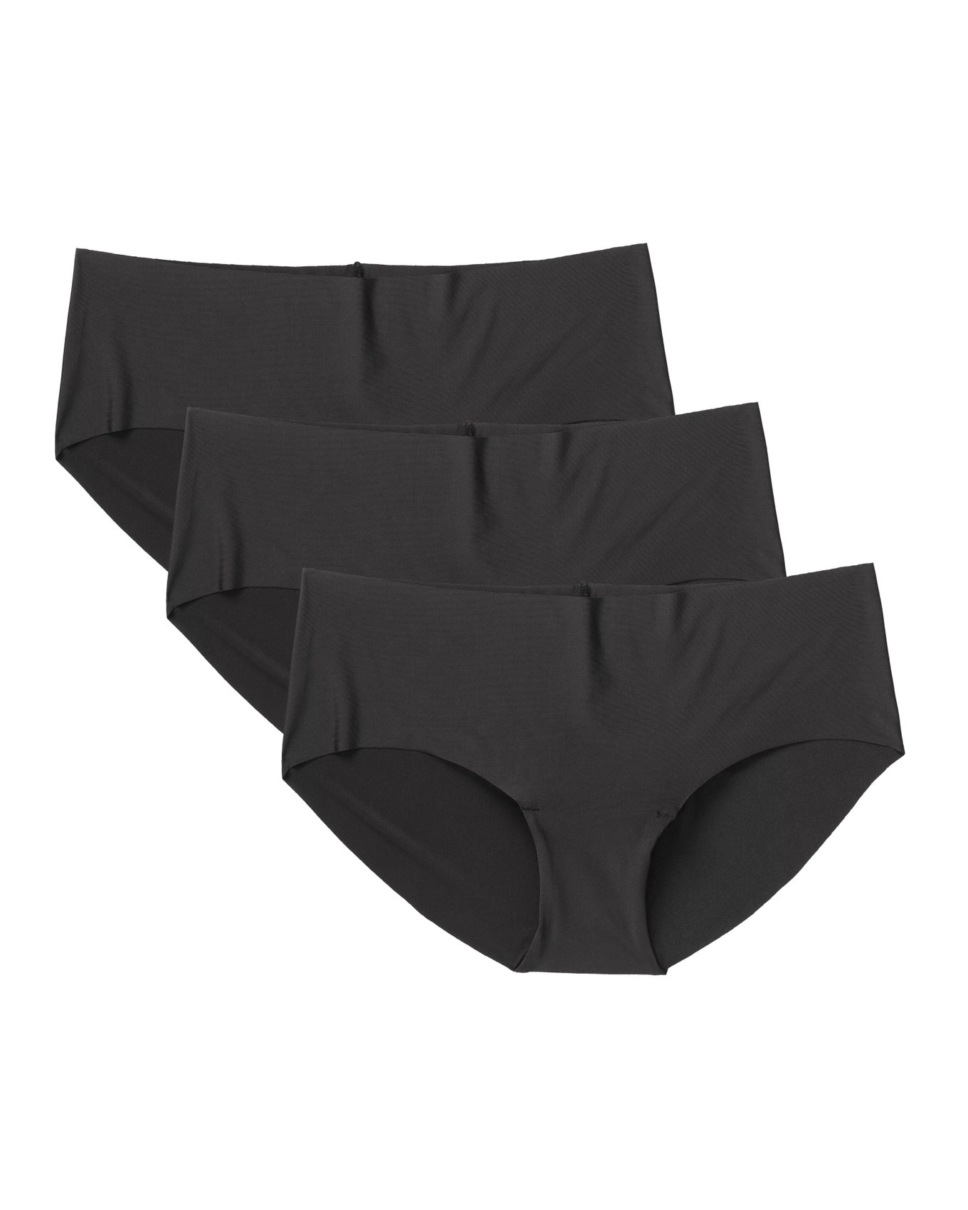 Leto Invisible Pack Hipster Black Plus Hipster Panties (Pack of 3)
