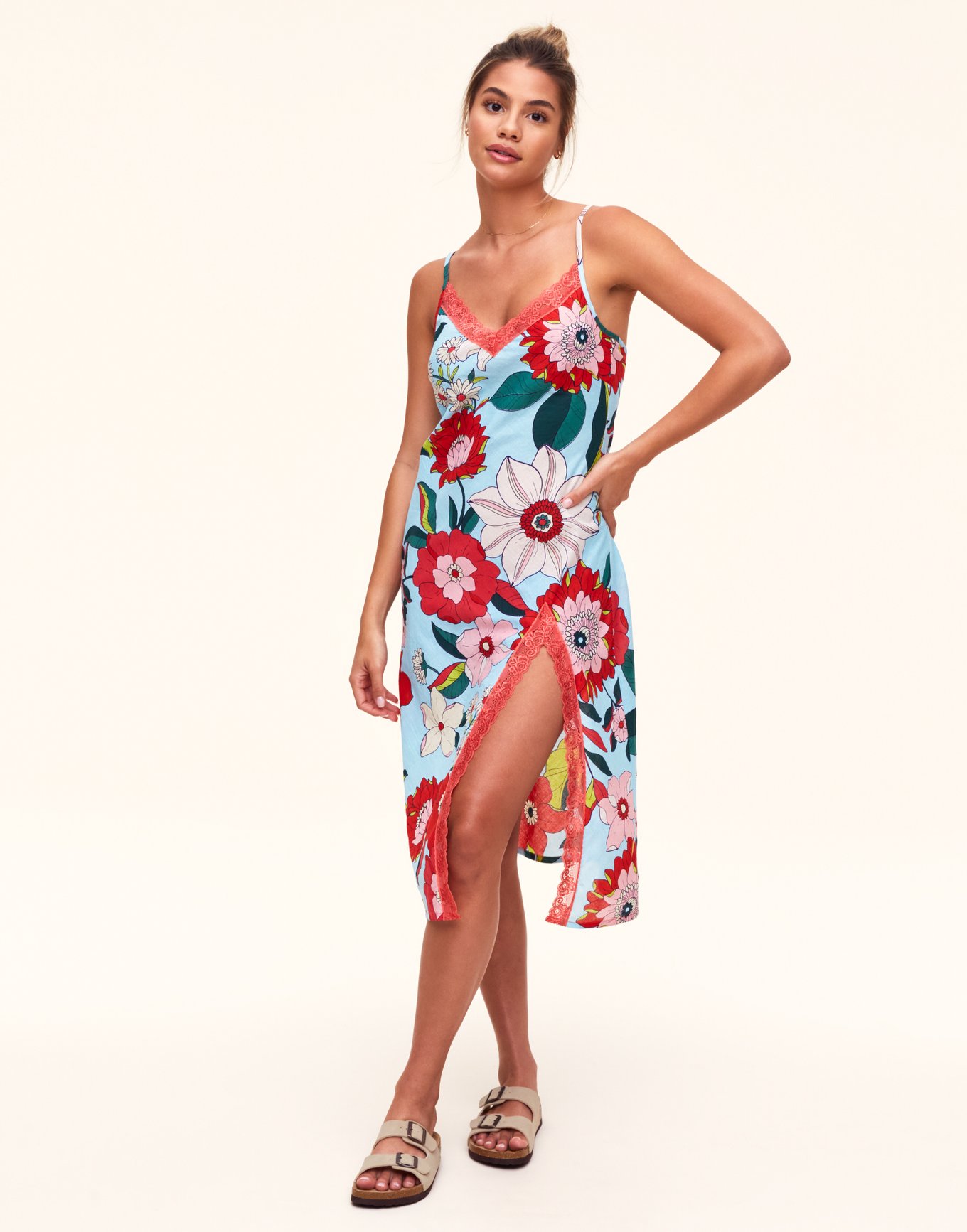 Analise floral shop midi dress