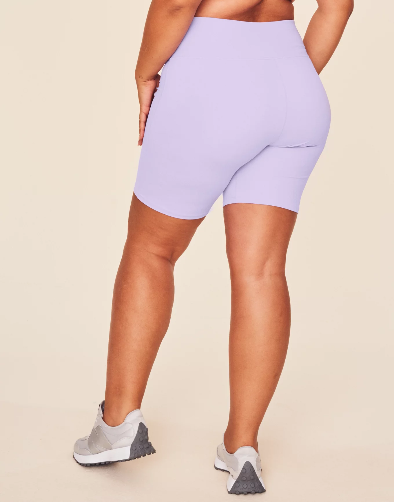 Pocketed Purple Biker Shorts  Unseen Beauty Quality Athleisure