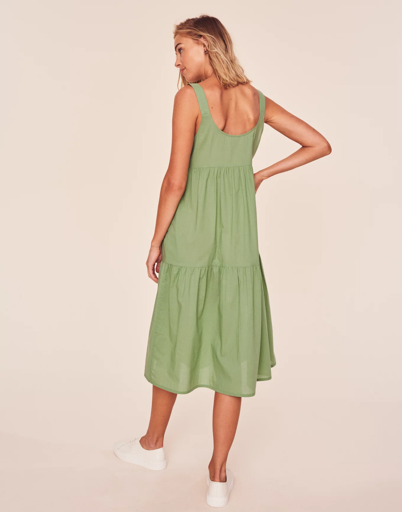 Dorothy Dark Green Three Tiered Slip | Adore Me