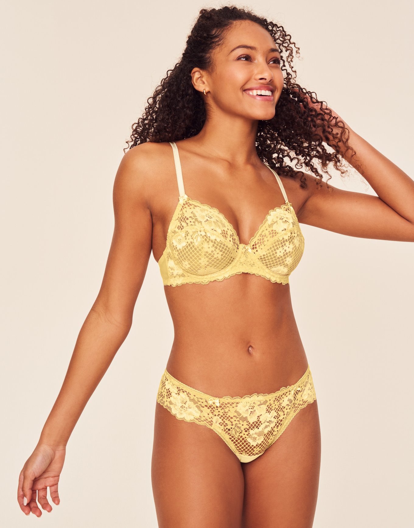 Cinthia Light Yellow Unlined Full Coverage, 32A-38B
