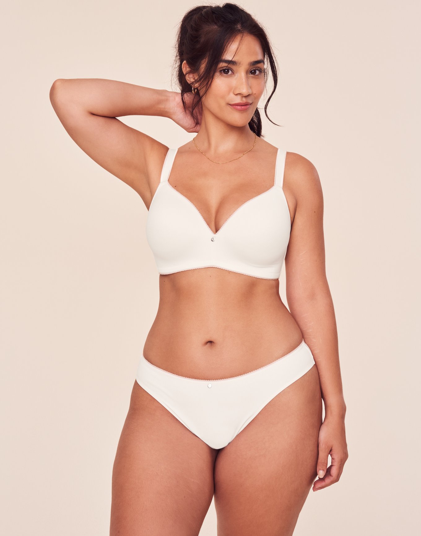 Johanna White Plus Contour Demi, 38DDD-46DDD | Adore Me