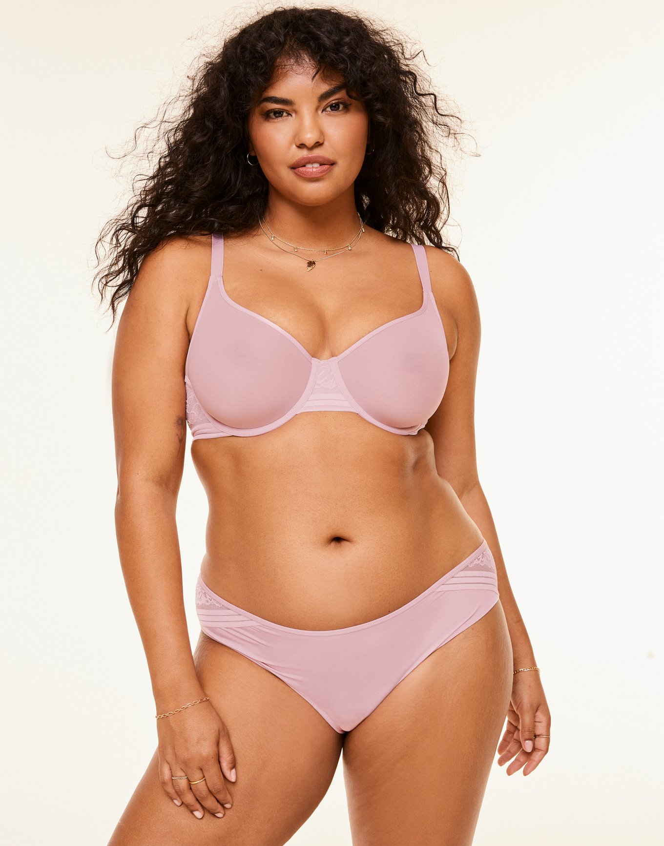 Amellia Medium Pink Plus Contour Full Coverage, 38DD-46DDD | Adore Me