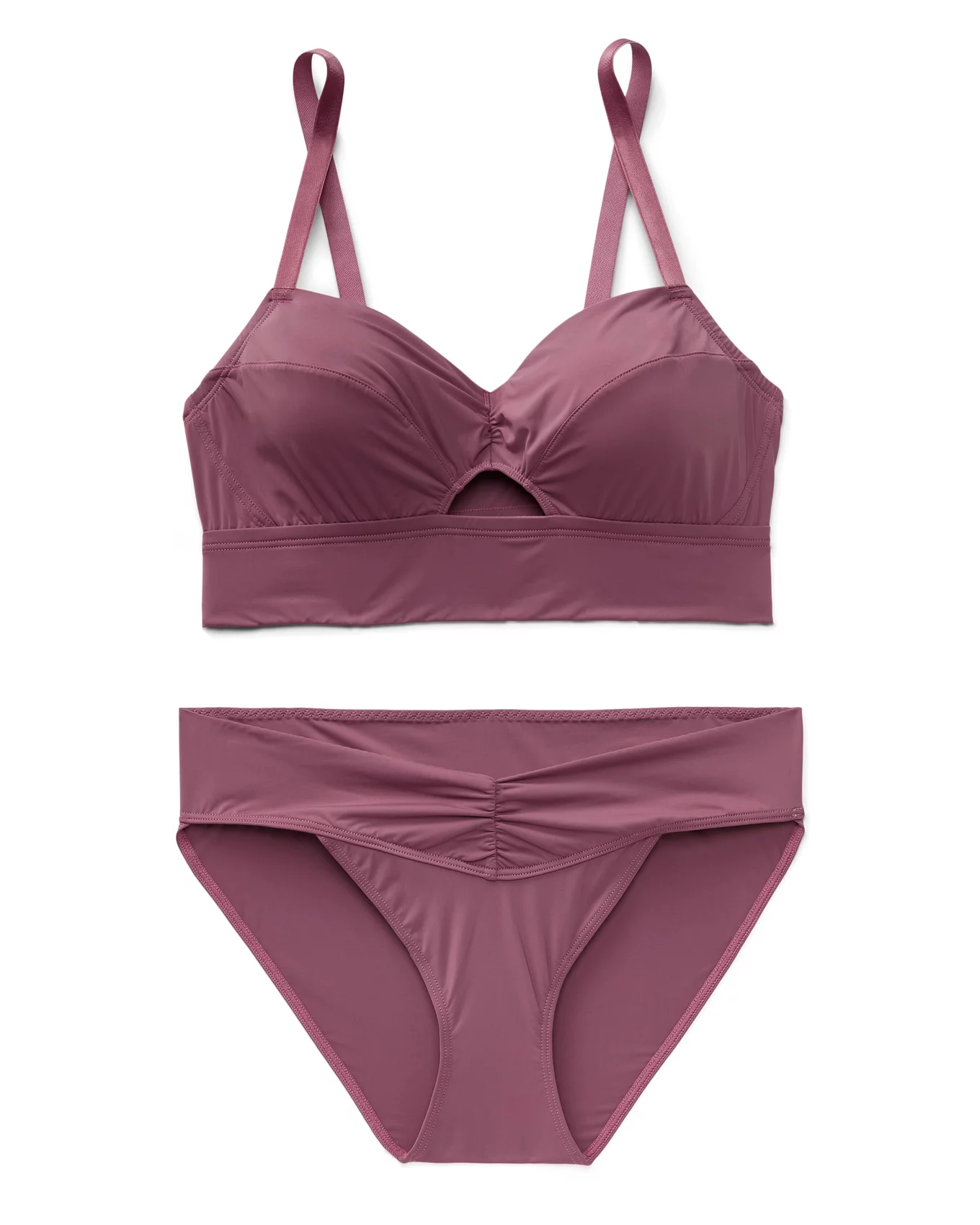 Fatima Dark Purple Plus Unlined Demi