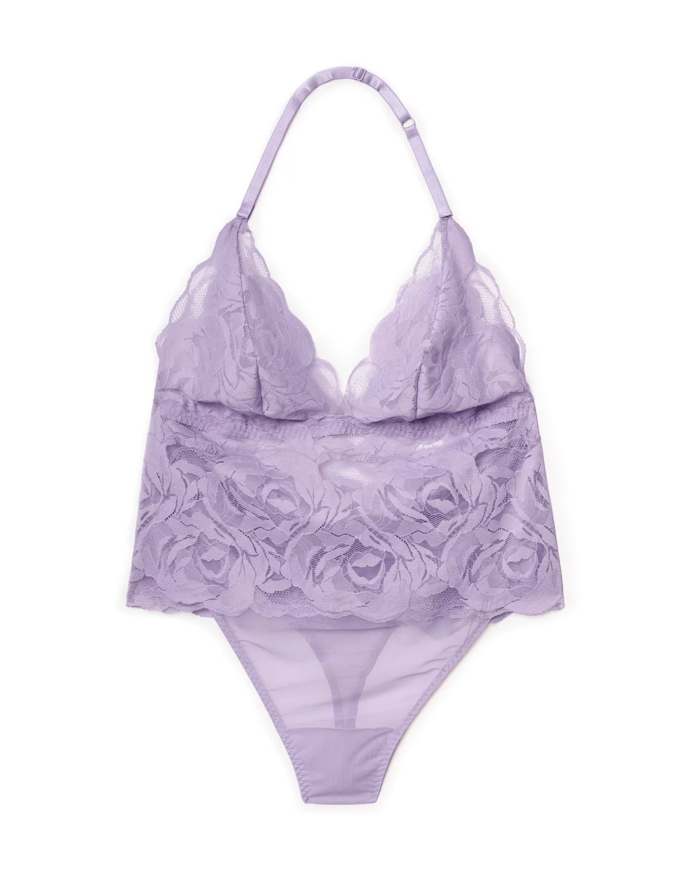 Not Your Sweetie Lace Bustier Bodysuit (Lavender) · NanaMacs