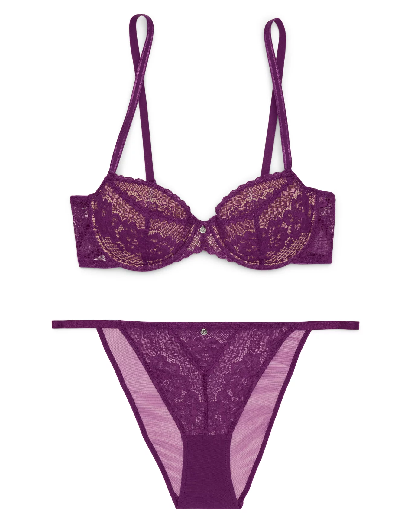 Lingerie Brasier Understance - Demi Sheer Smokey Purple #840011