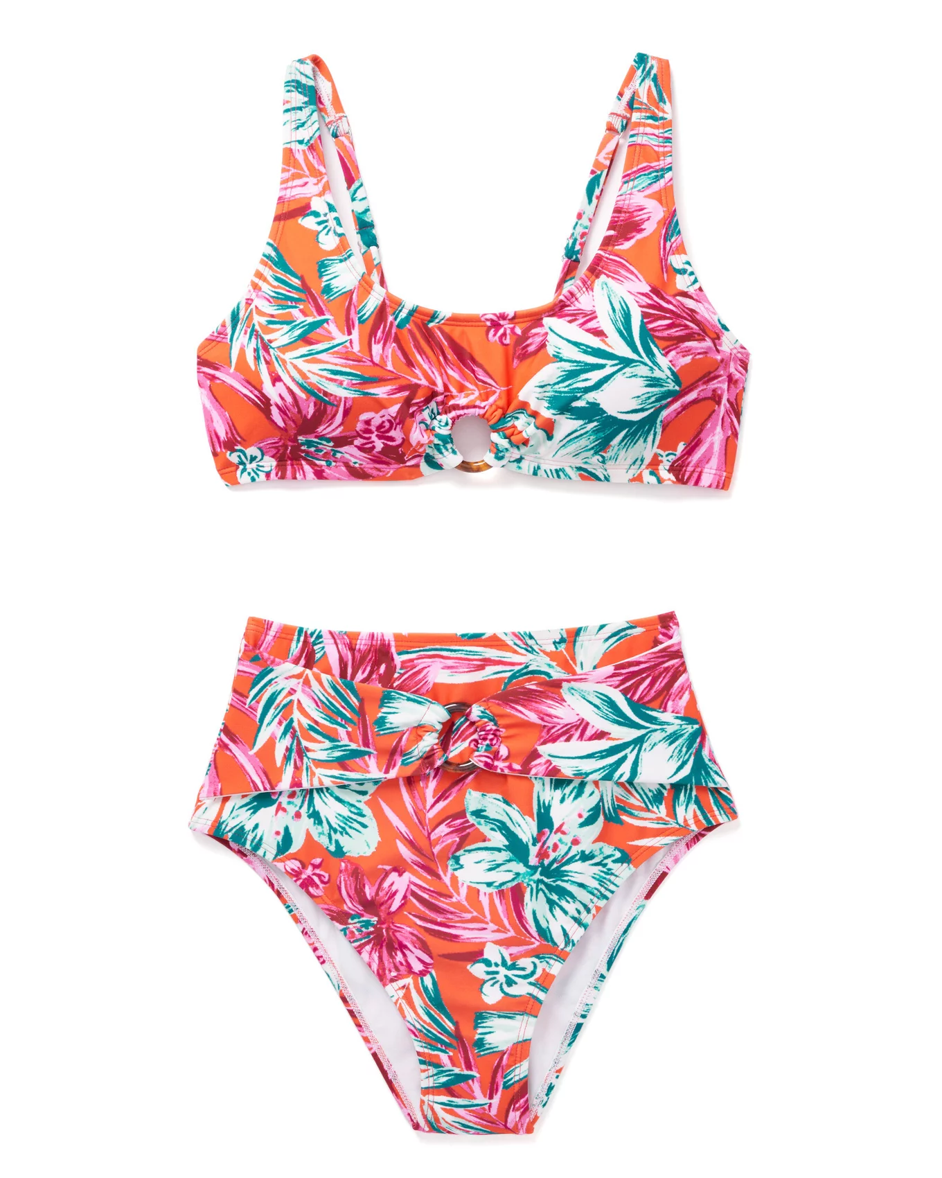 Allegra Tropical Orange Bikini, XS-L | Adore Me