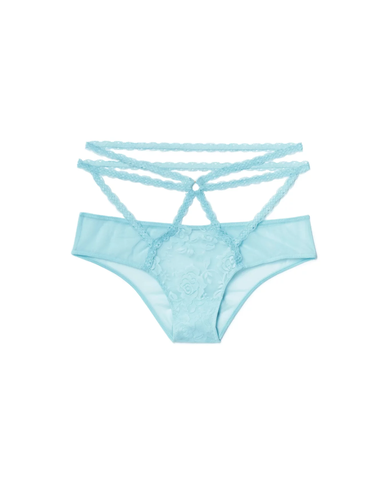 Brigitte Solo 2 Cheeky Light Blue Cheeky Panty, XS-M | Adore Me