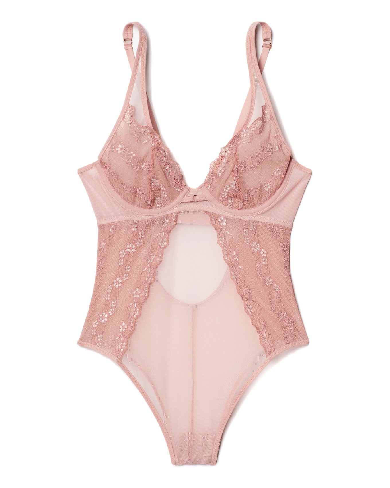 Keep Me Around Bodysuit in Beige (Online Exclusive)