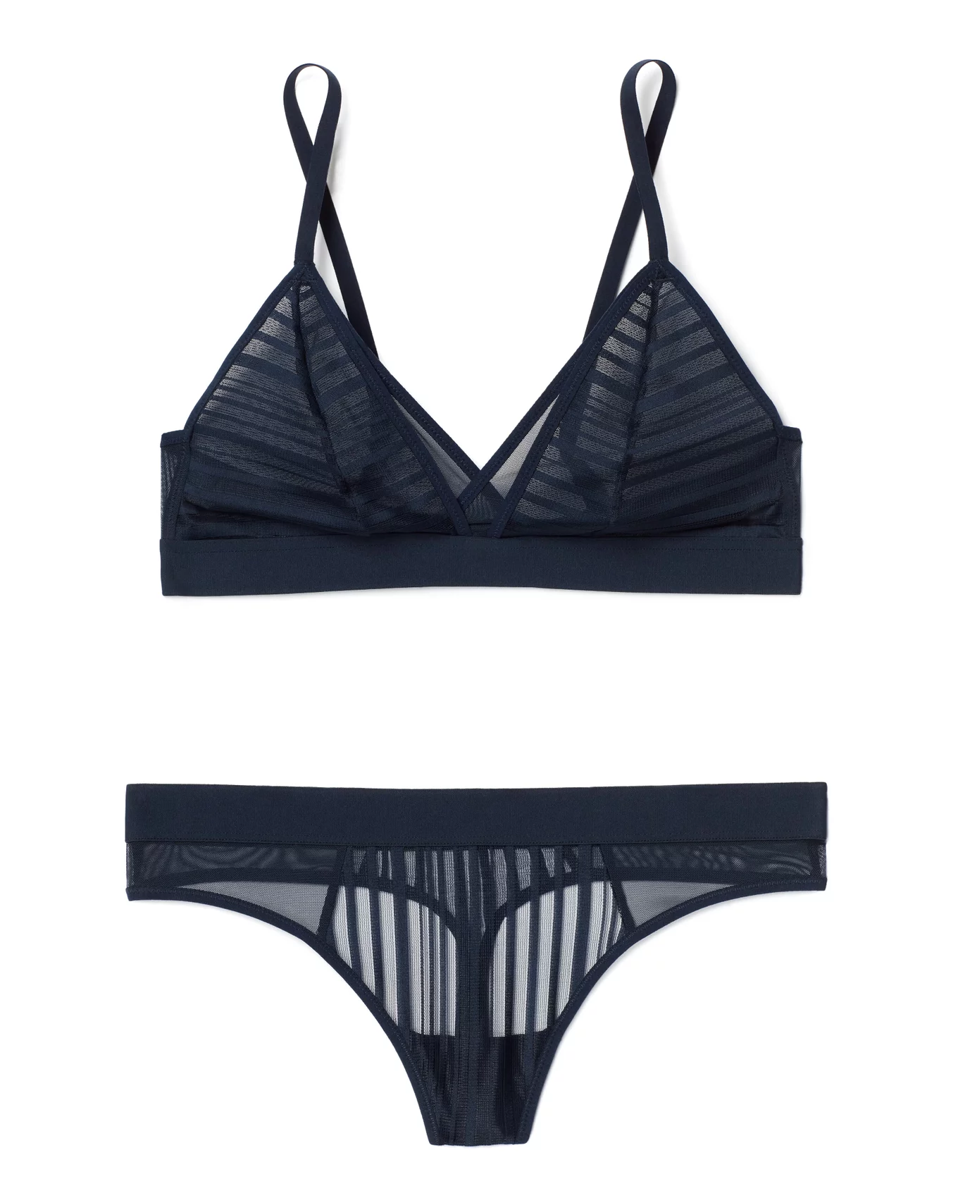 LILY Comfort Triangle Wireless Recycled Lace Bralette