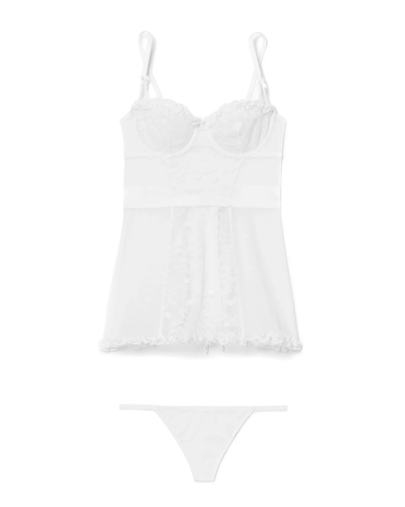 Etty White Babydoll