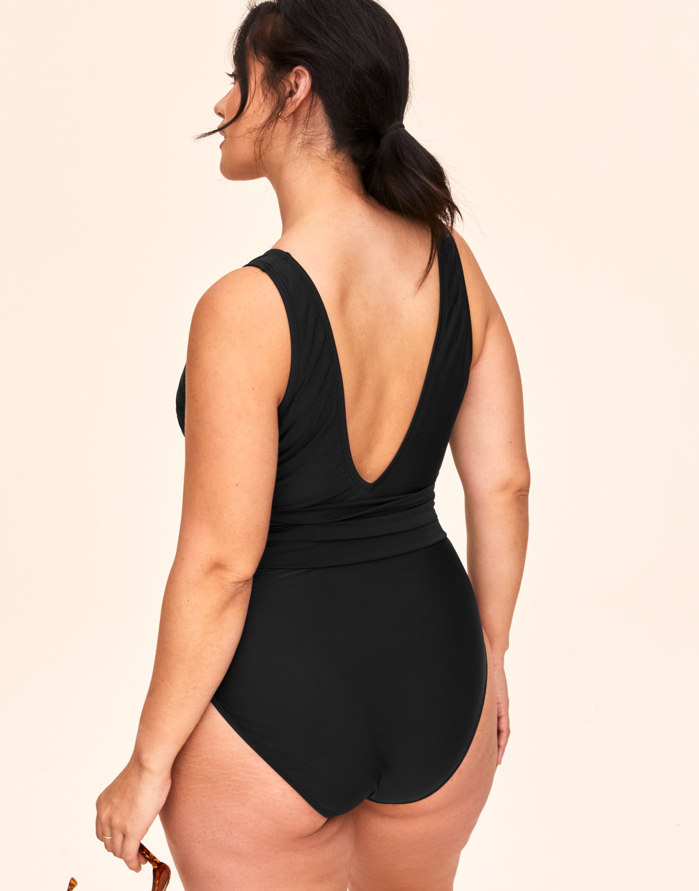 Kaitlyn Black Plus One Piece | Adore Me