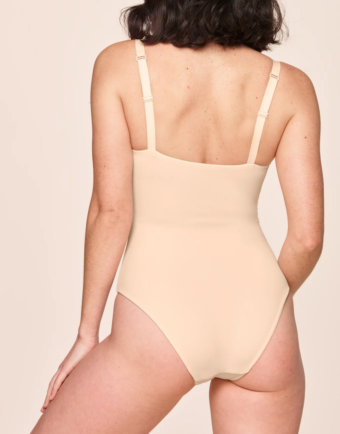 Mila Light Orange Mesh Lined Bodysuit, XS-XL | Adore Me