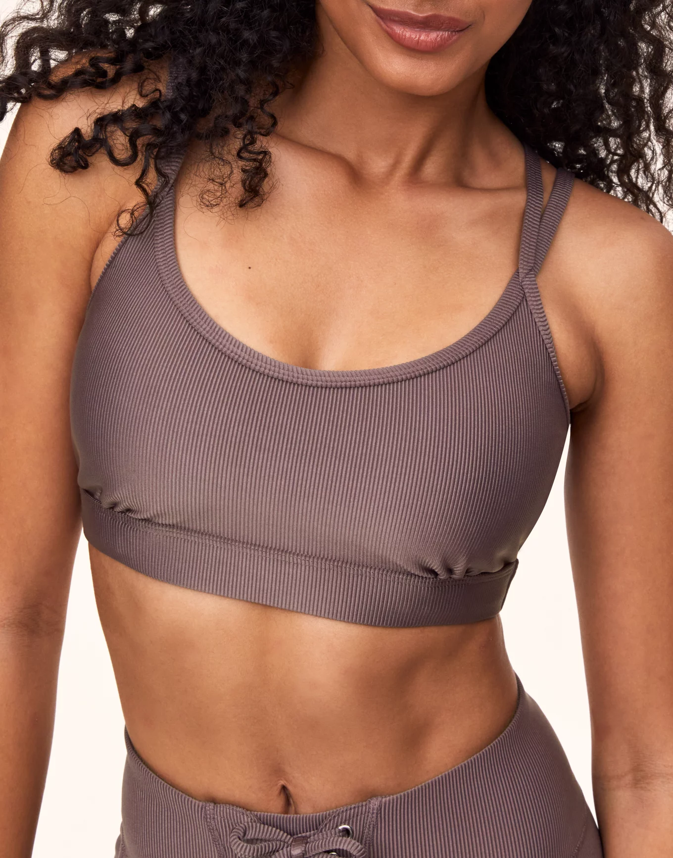 Remy Rib Bra Gray Ribbed Sports Bra, S-XL | Adore Me