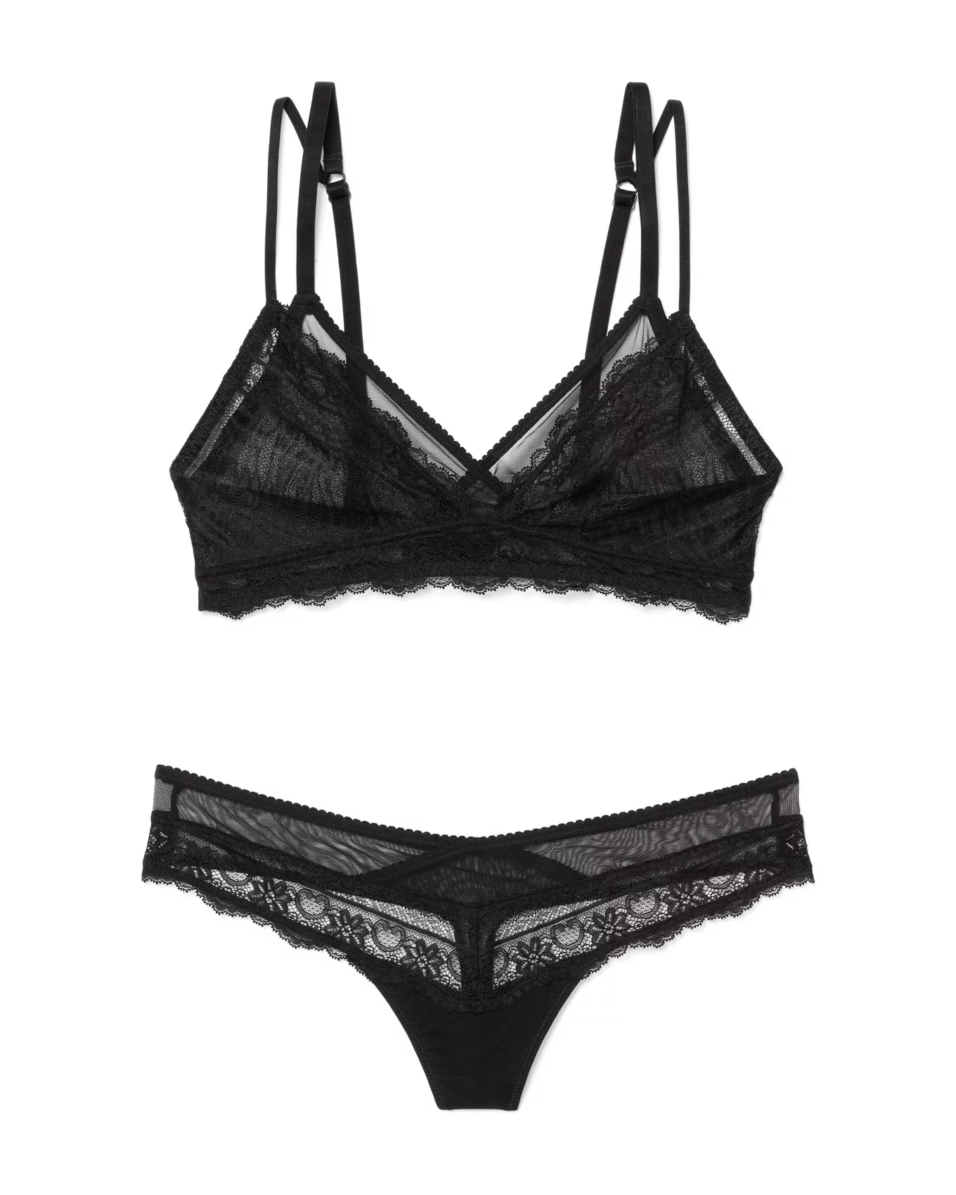 Bras N Things  Things that never get old: black and lace. Which
