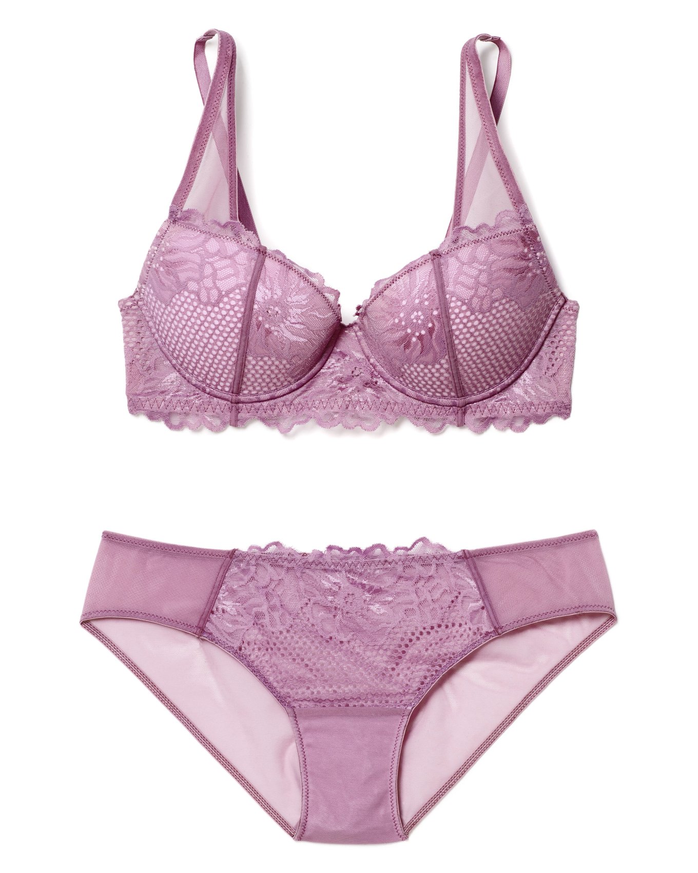 Magdalena Dark Purple Push Up Demi, 34C-38B | Adore Me
