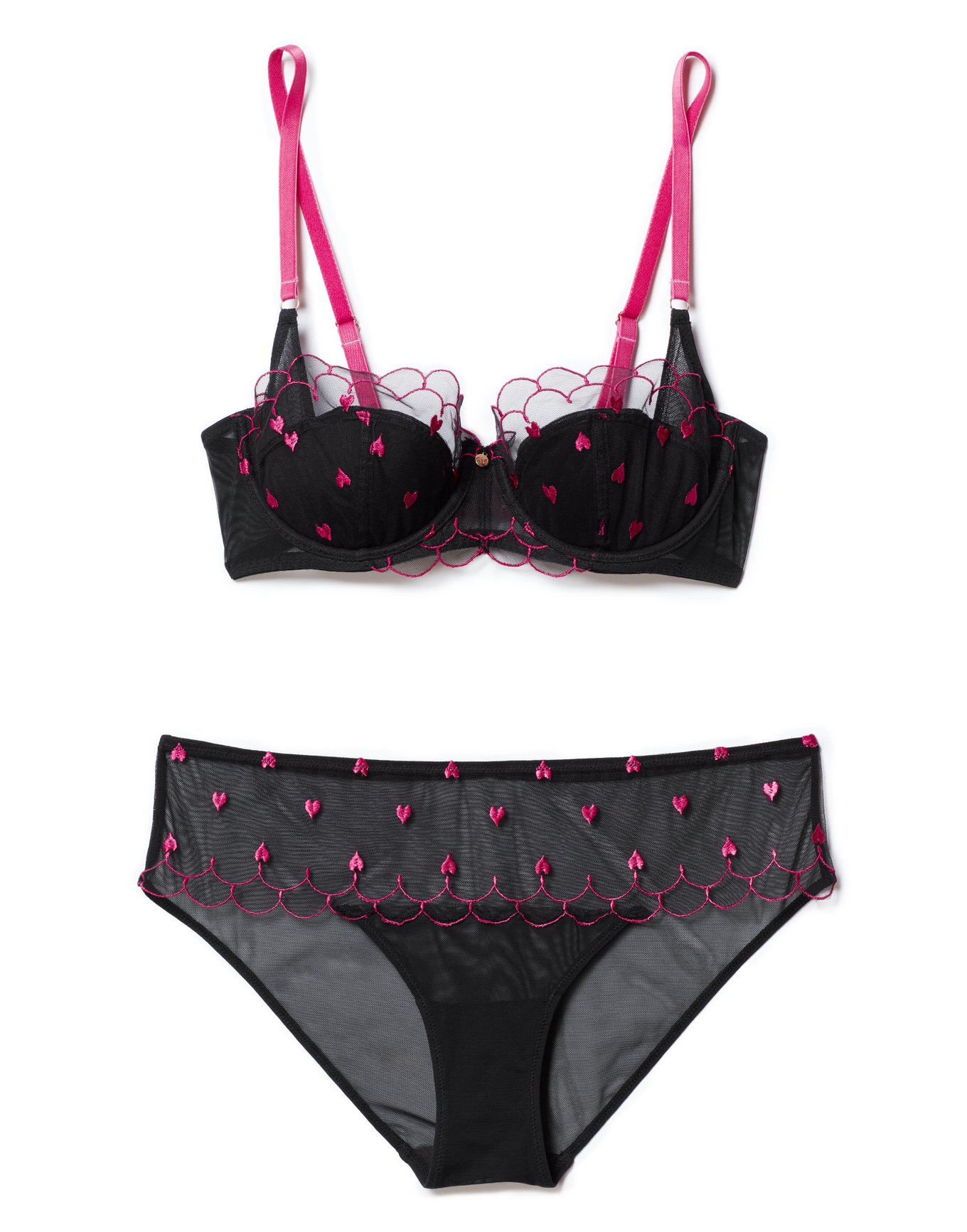 Bettie Black Plus Contour Balconette, 38DD-46DDD | Adore Me