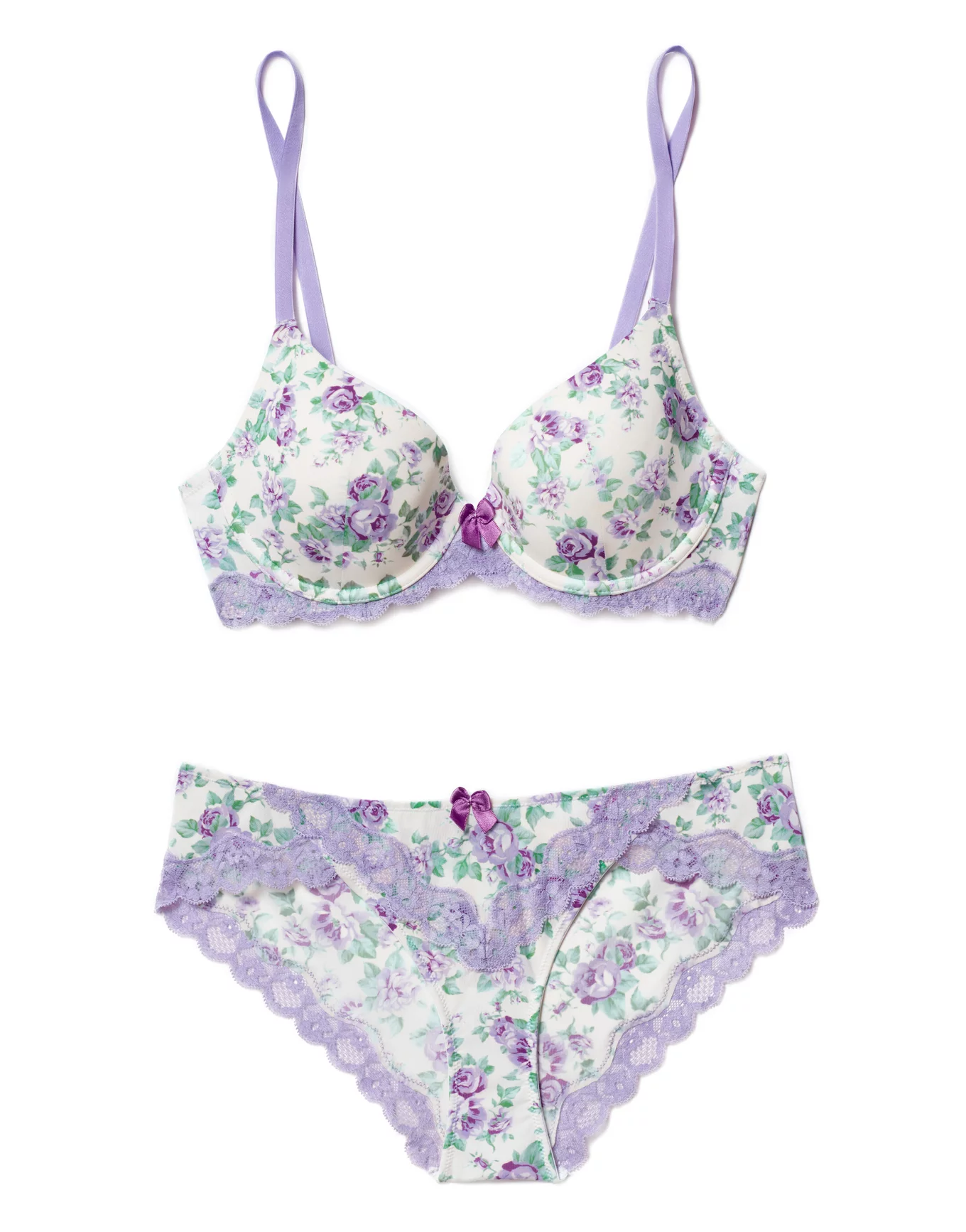 Adore Me Adored by underwire floral lace Demi cup bra size 34C - $9 - From  Holly