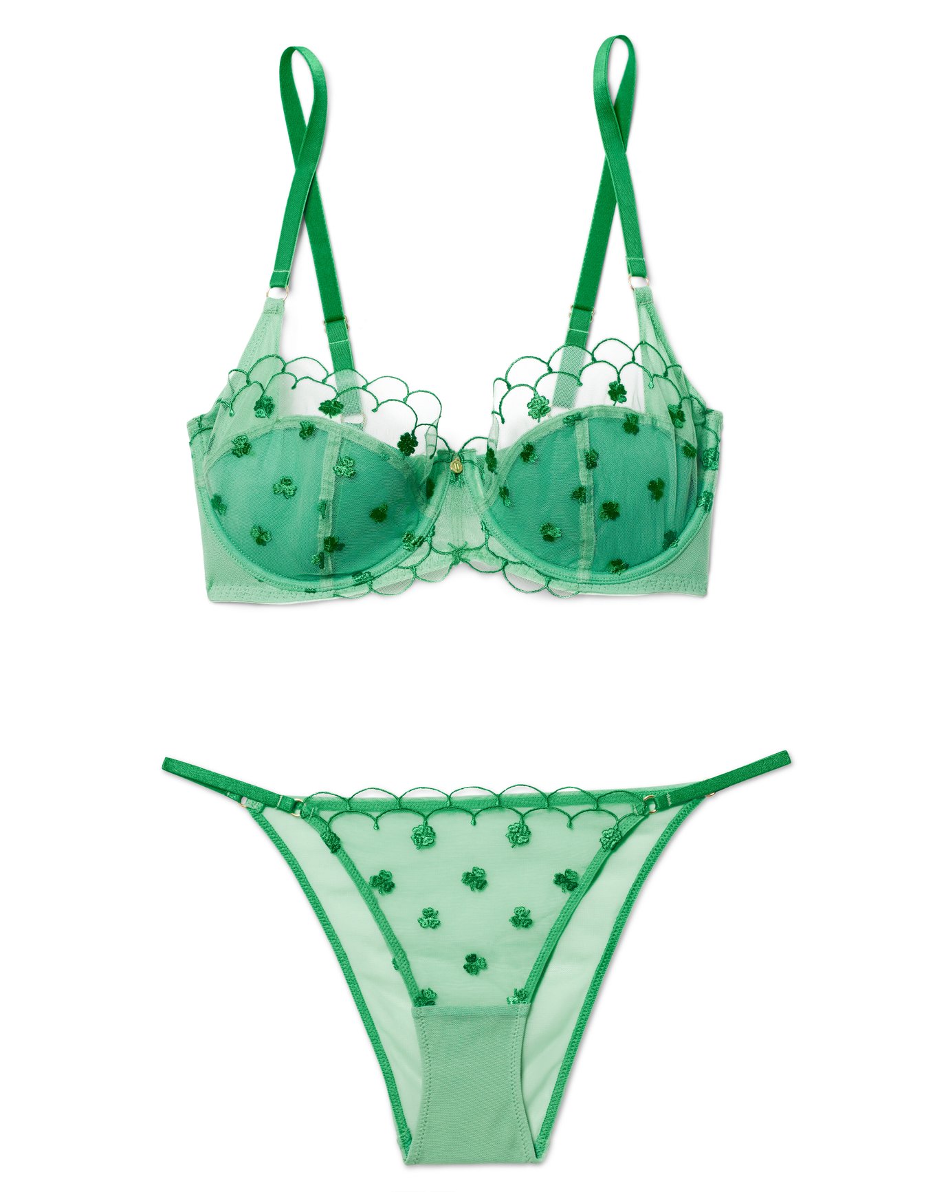 Bettie Medium Green Contour Balconette, 32A-38DD | Adore Me
