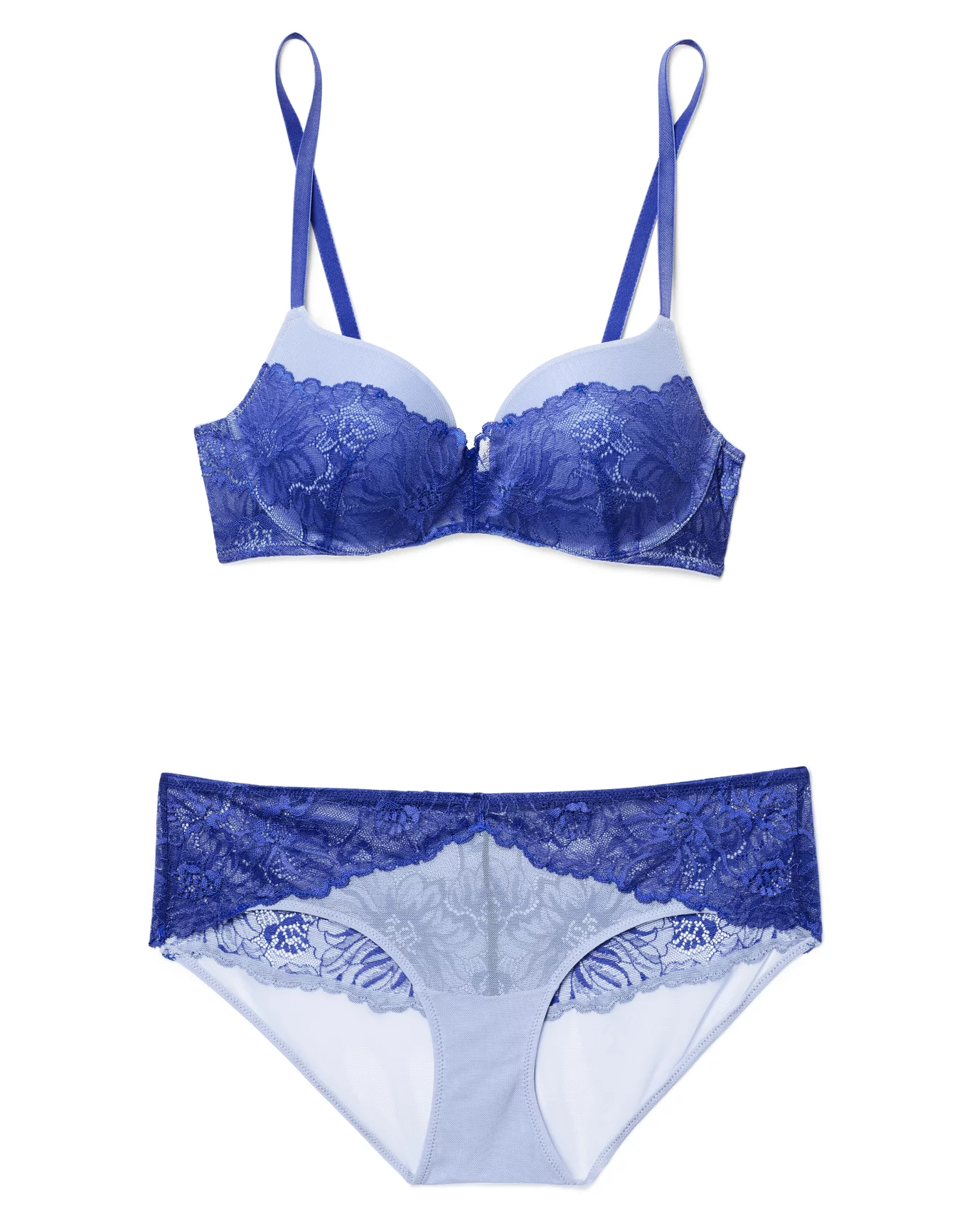 What is Pushup Push up Women Lingeries-Sexy XXL Bra and Panty Sets Blue  Plus Size Lingerie