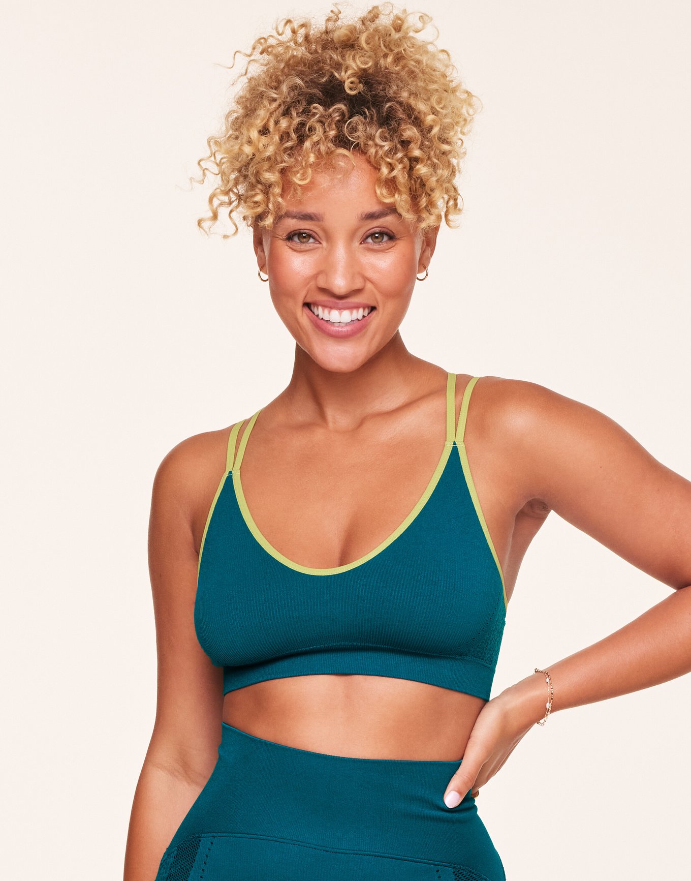 Sports Bra Low Support Cropped - Green